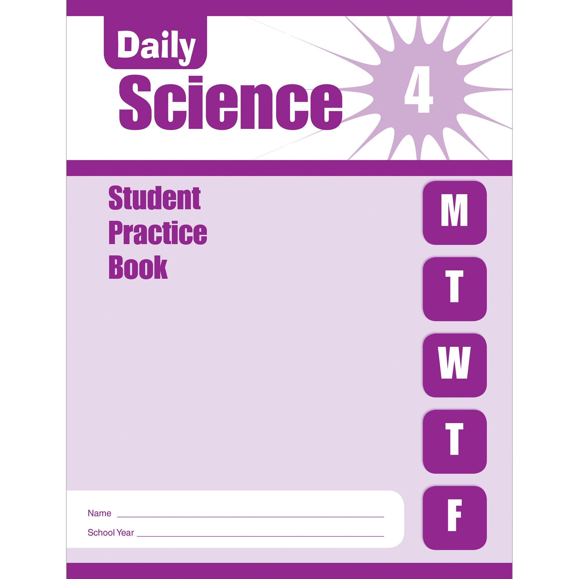 Daily Science, Grade 4 Student Edition Workbook
