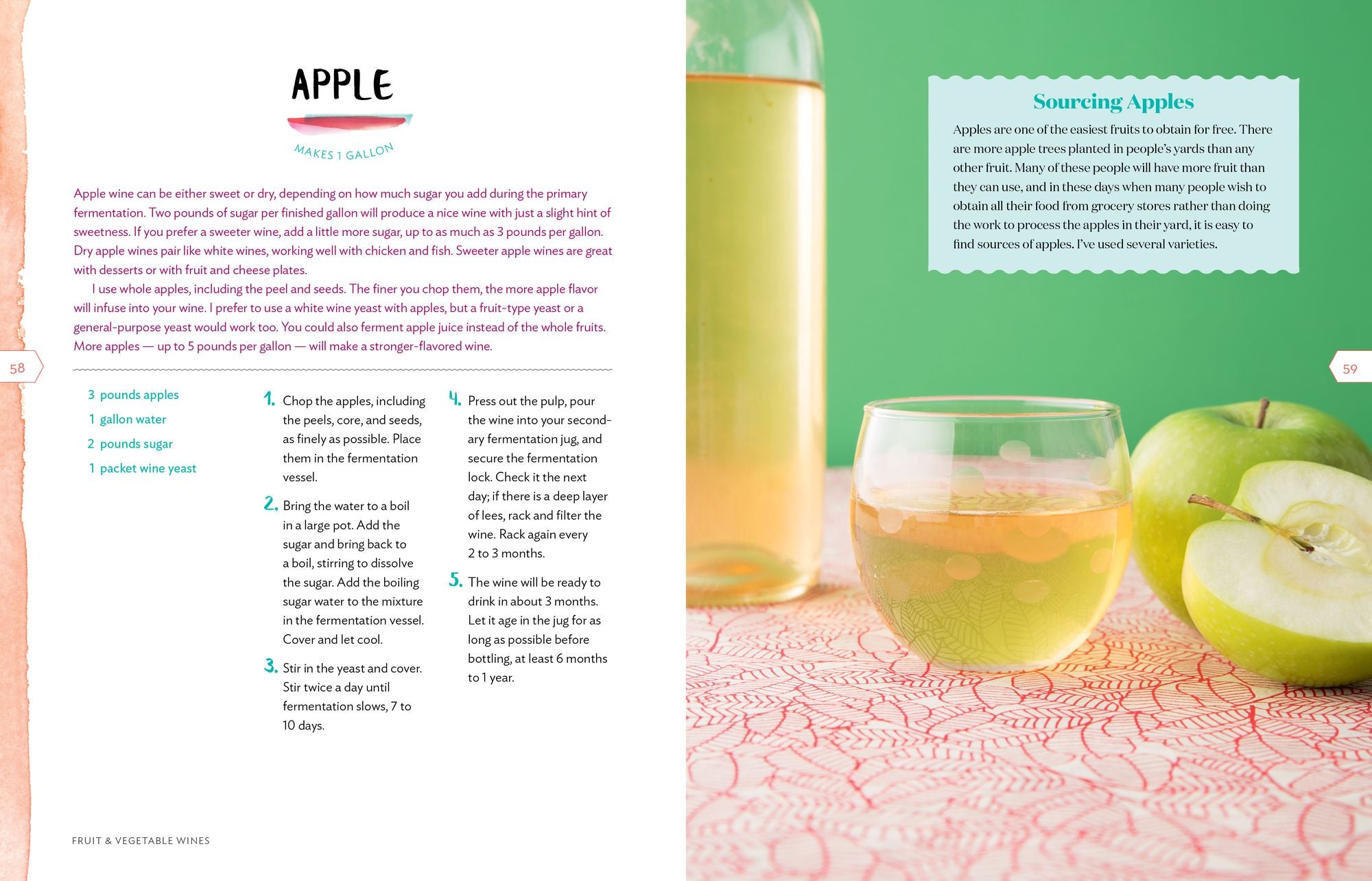 Wild Winemaking: Easy & Adventurous Recipes Going Beyond Grapes, Including Apple Champagne, Ginger-Green Tea Sake, Key Lime-Cayenne Wine, and 142 More