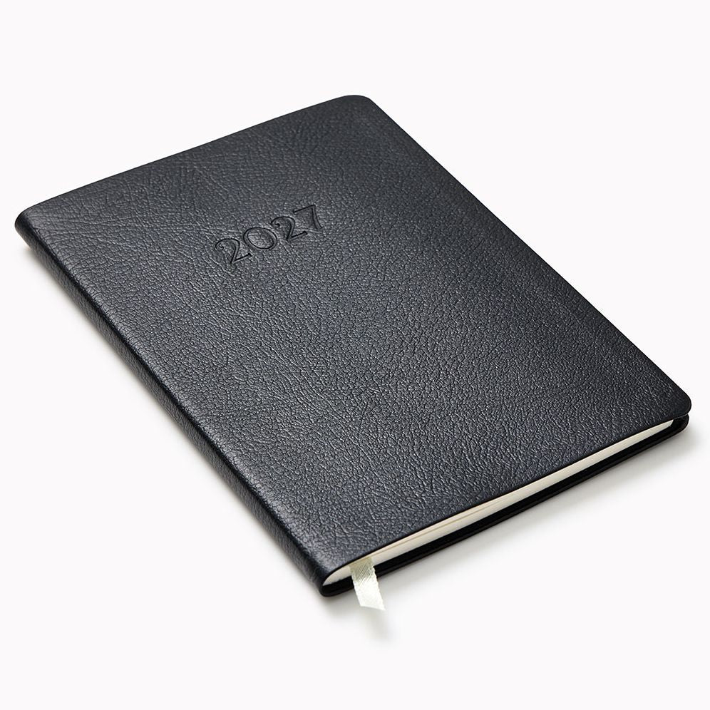 2027 Paper Source Black Monthly Pocket Planner
