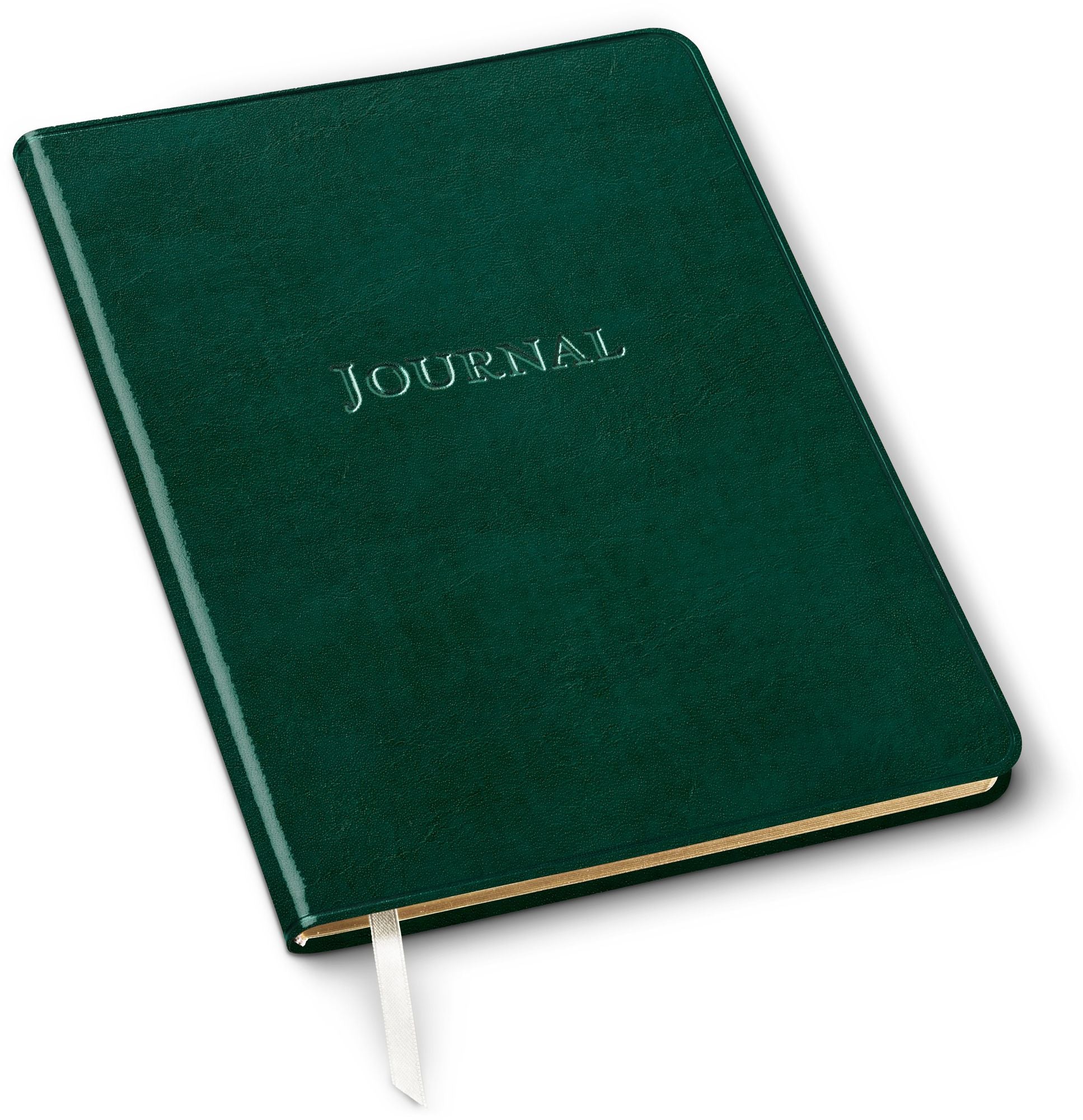 Green Bonded Leather Large Flexi Journal 9.75" x 7.5"