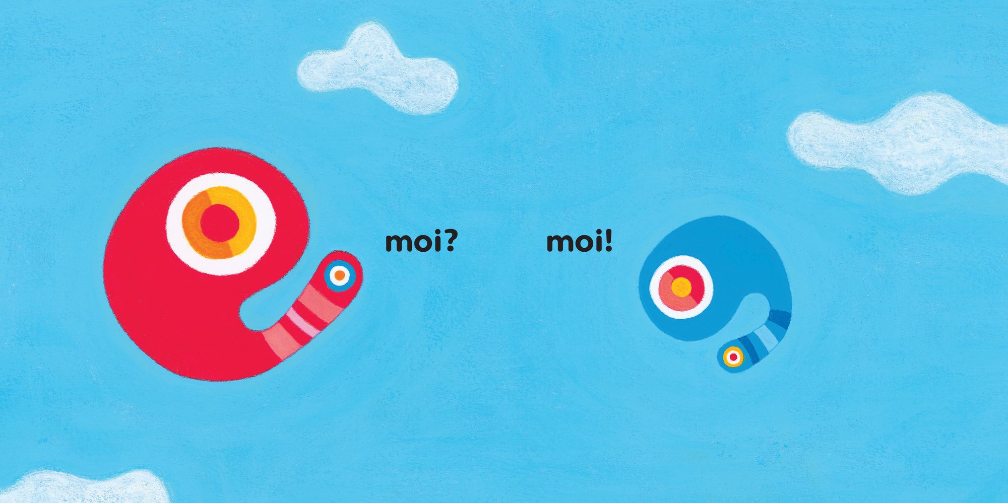 Moimoi - Look at Me!: A High Contrast, High Color Board Book with Shapes, Colors, and Sounds to Soothe Your Crying Baby