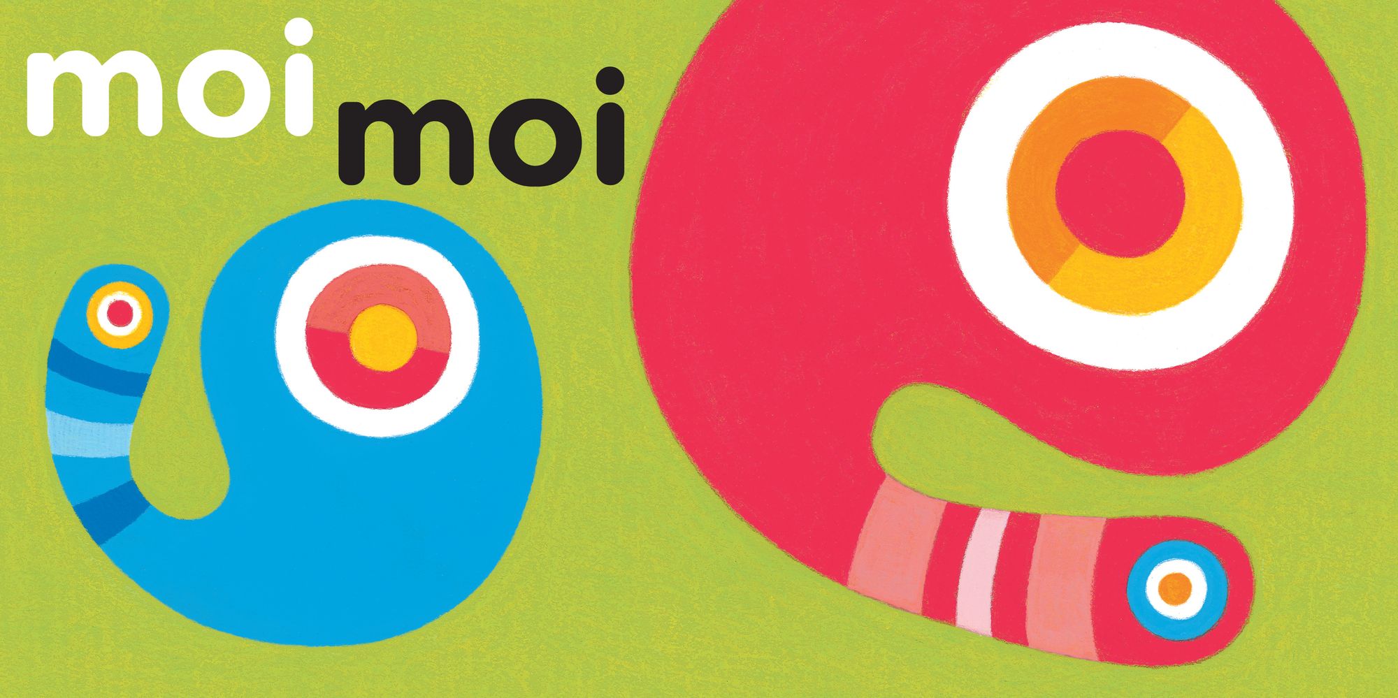 Moimoi - Look at Me!: A High Contrast, High Color Board Book with Shapes, Colors, and Sounds to Soothe Your Crying Baby