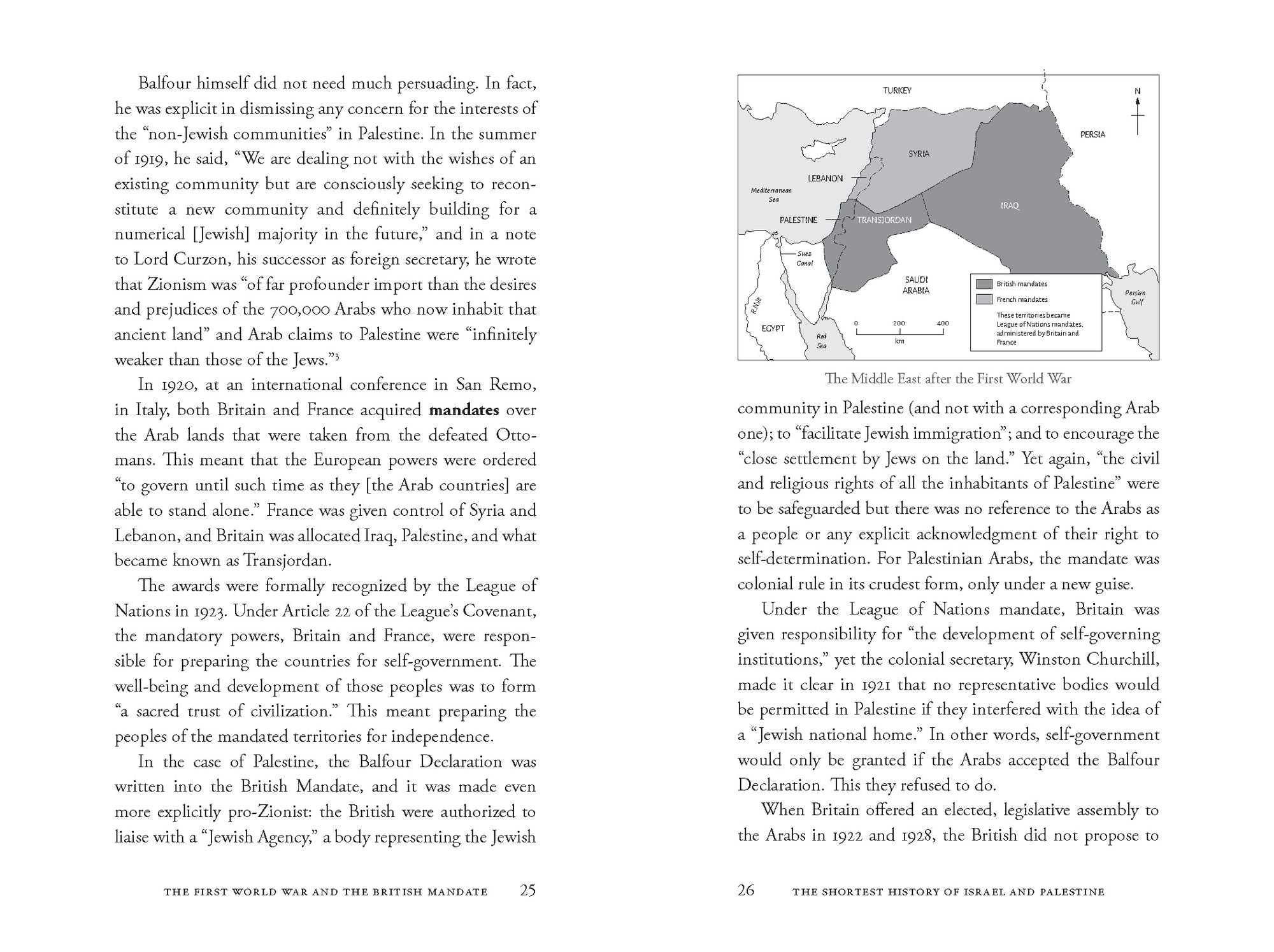 The Shortest History of Israel and Palestine: From Zionism to Intifadas and the Struggle for Peace
