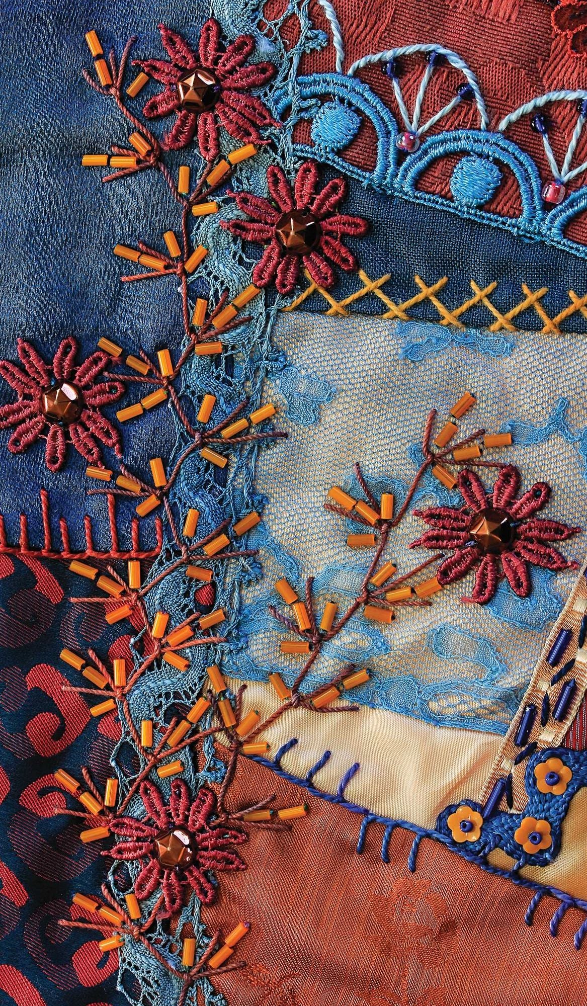 The Visual Guide to Crazy Quilting Design: Simple Stitches, Stunning Results