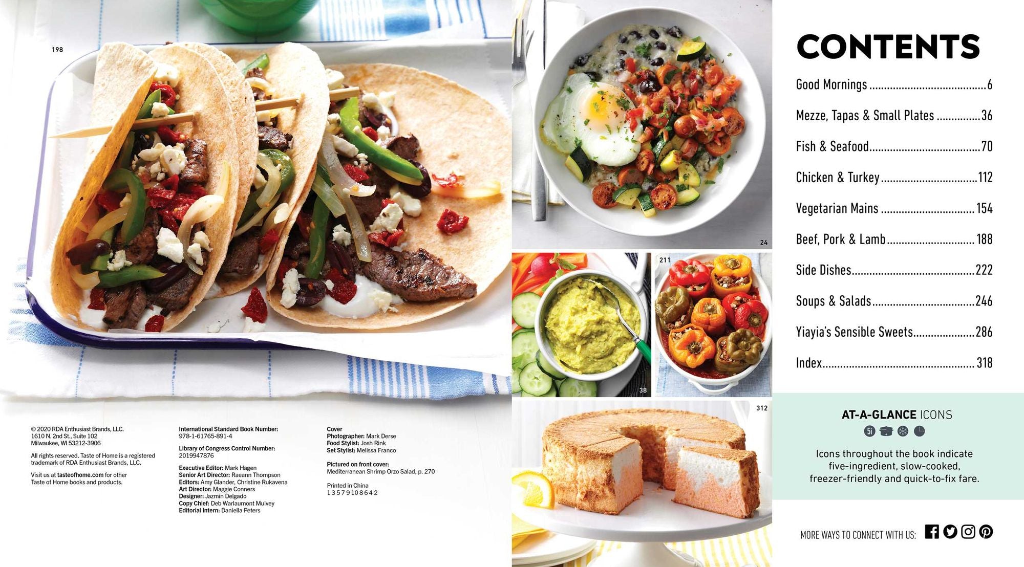 Taste of Home Mediterranean Made Easy: 321 Recipes for Light & Healthy Everyday Meals