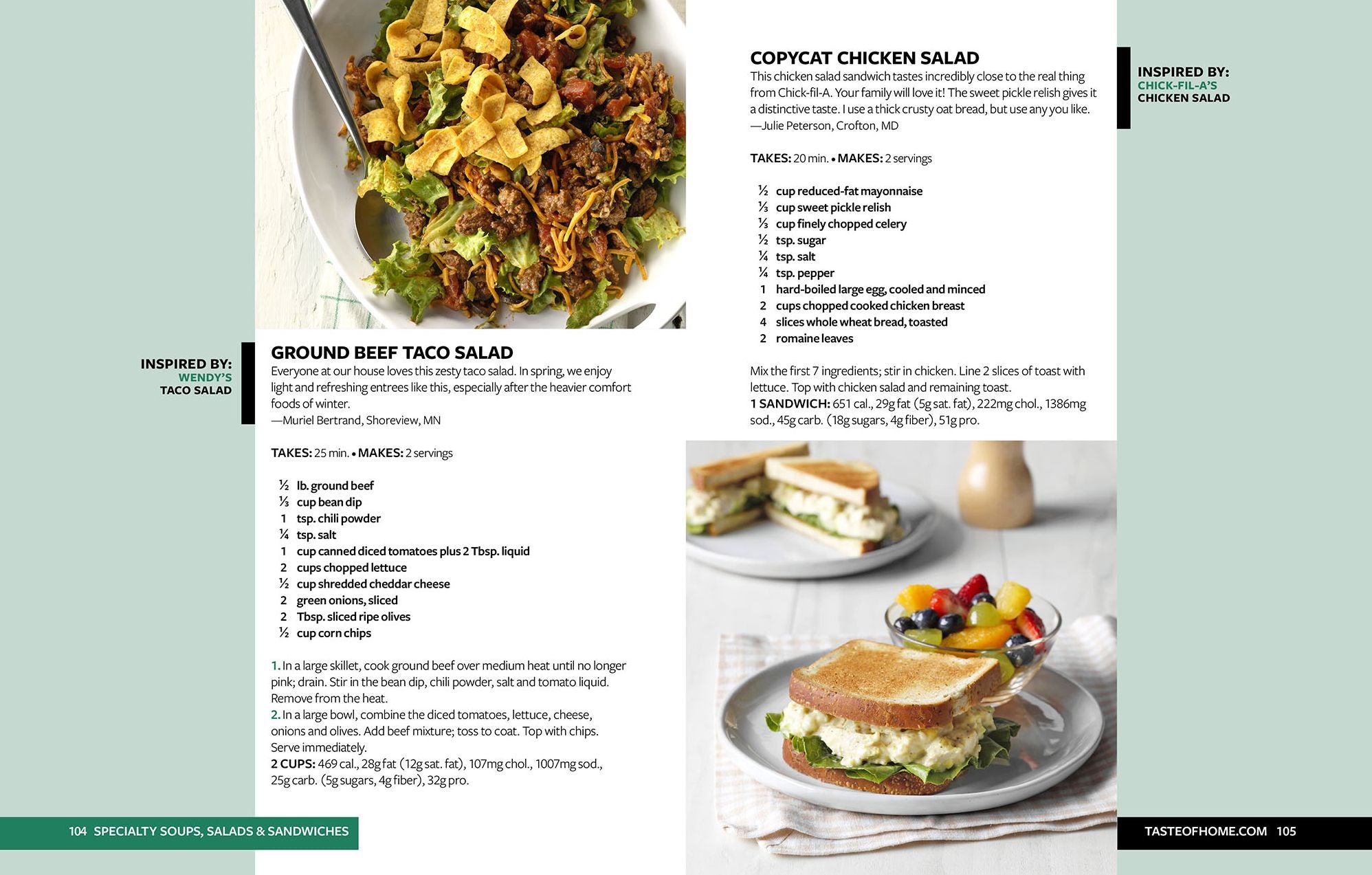 Taste of Home Copycat Restaurant Favorites