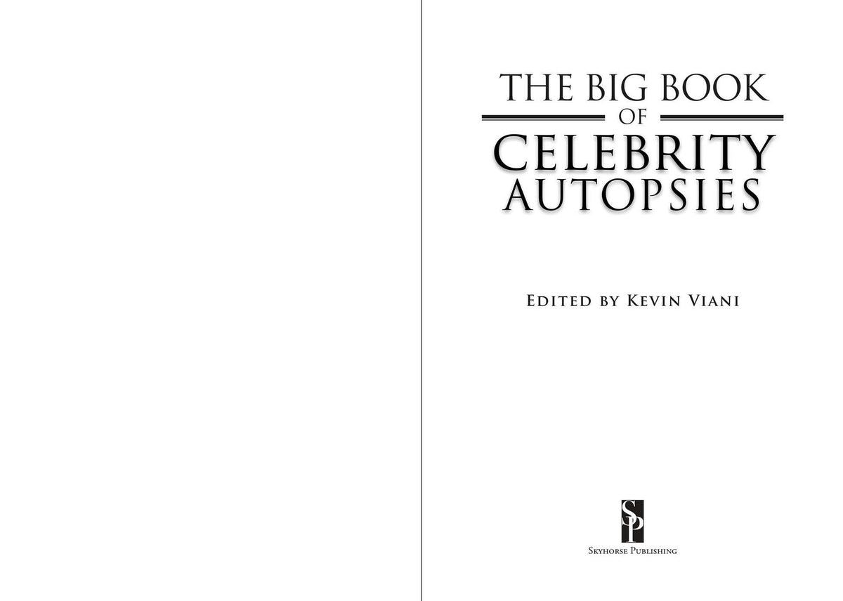 The Big Book of Celebrity Autopsies