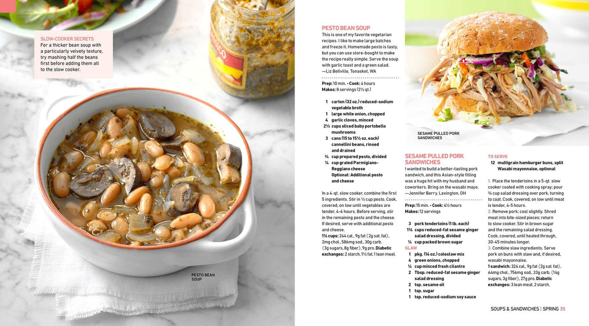 Taste of Home Slow Cooker Through the Seasons: 350+ Seasonal Recipes For Busy Families