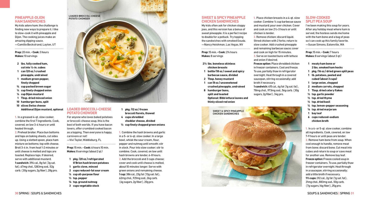 Taste of Home Slow Cooker Through the Seasons: 350+ Seasonal Recipes For Busy Families