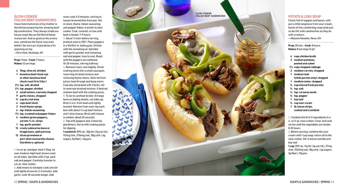 Taste of Home Slow Cooker Through the Seasons: 350+ Seasonal Recipes For Busy Families