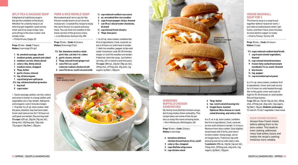 Taste of Home Slow Cooker Through the Seasons: 350+ Seasonal Recipes For Busy Families