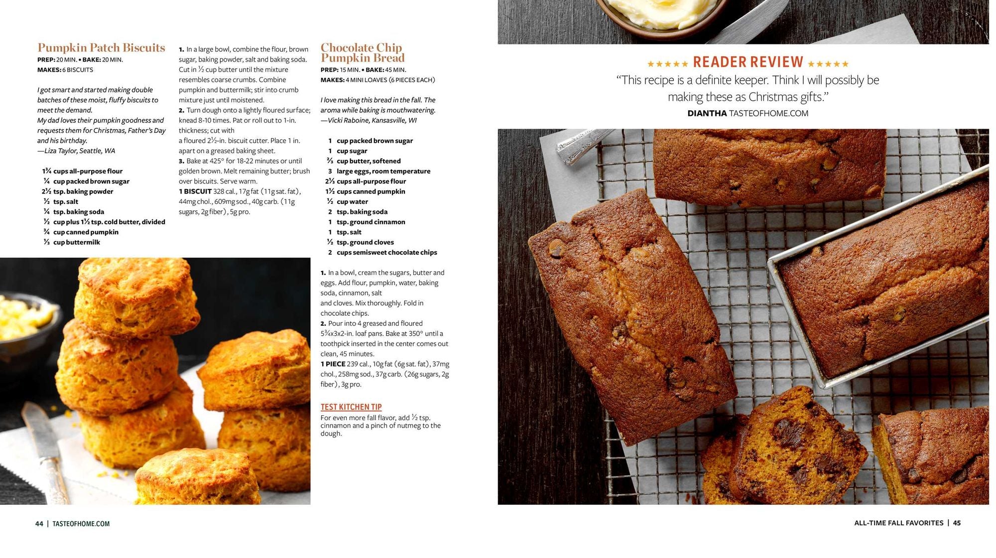 Taste of Home Fall Baking: 275+ Breads, Pies, Cookies and More!