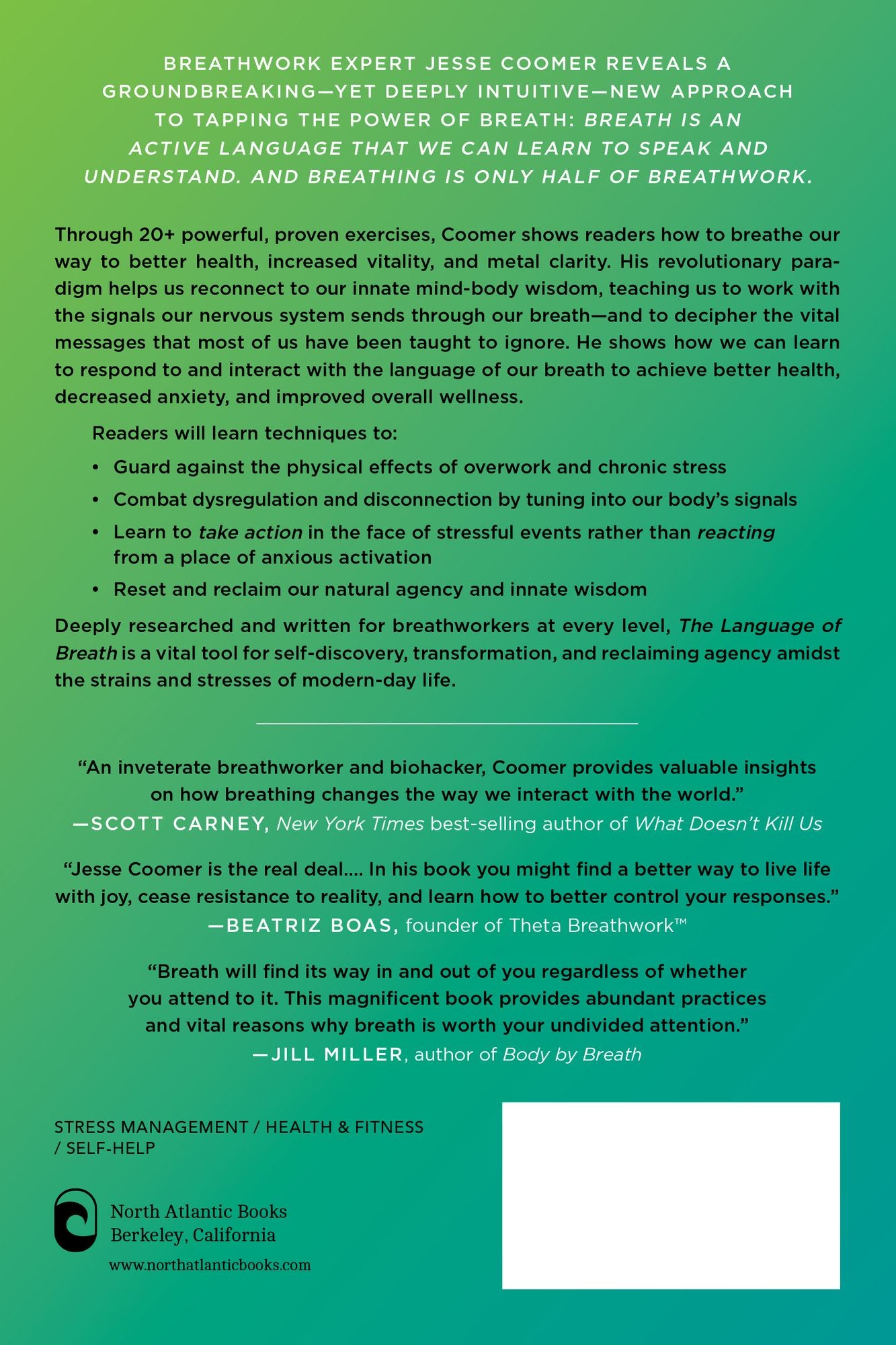 The Language of Breath: Discover Better Emotional and Physical Health through Breathing and Self-Awareness--With 20 holistic breathwork practices