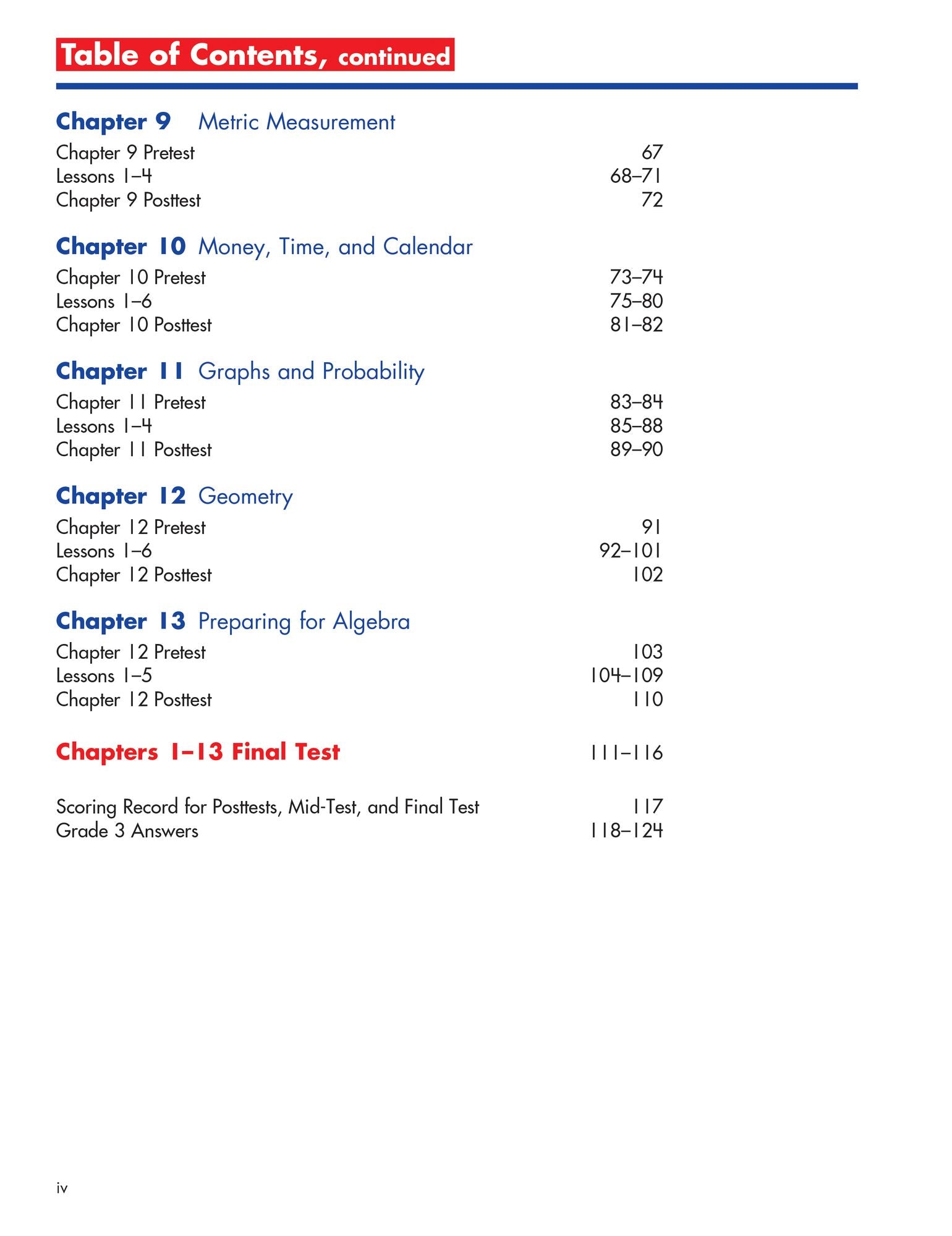 Word Problems, Grade 3