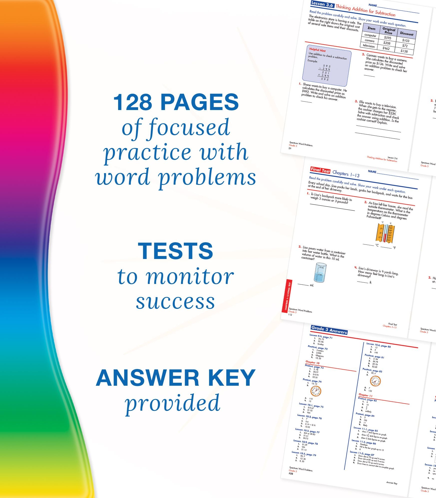 Word Problems, Grade 3