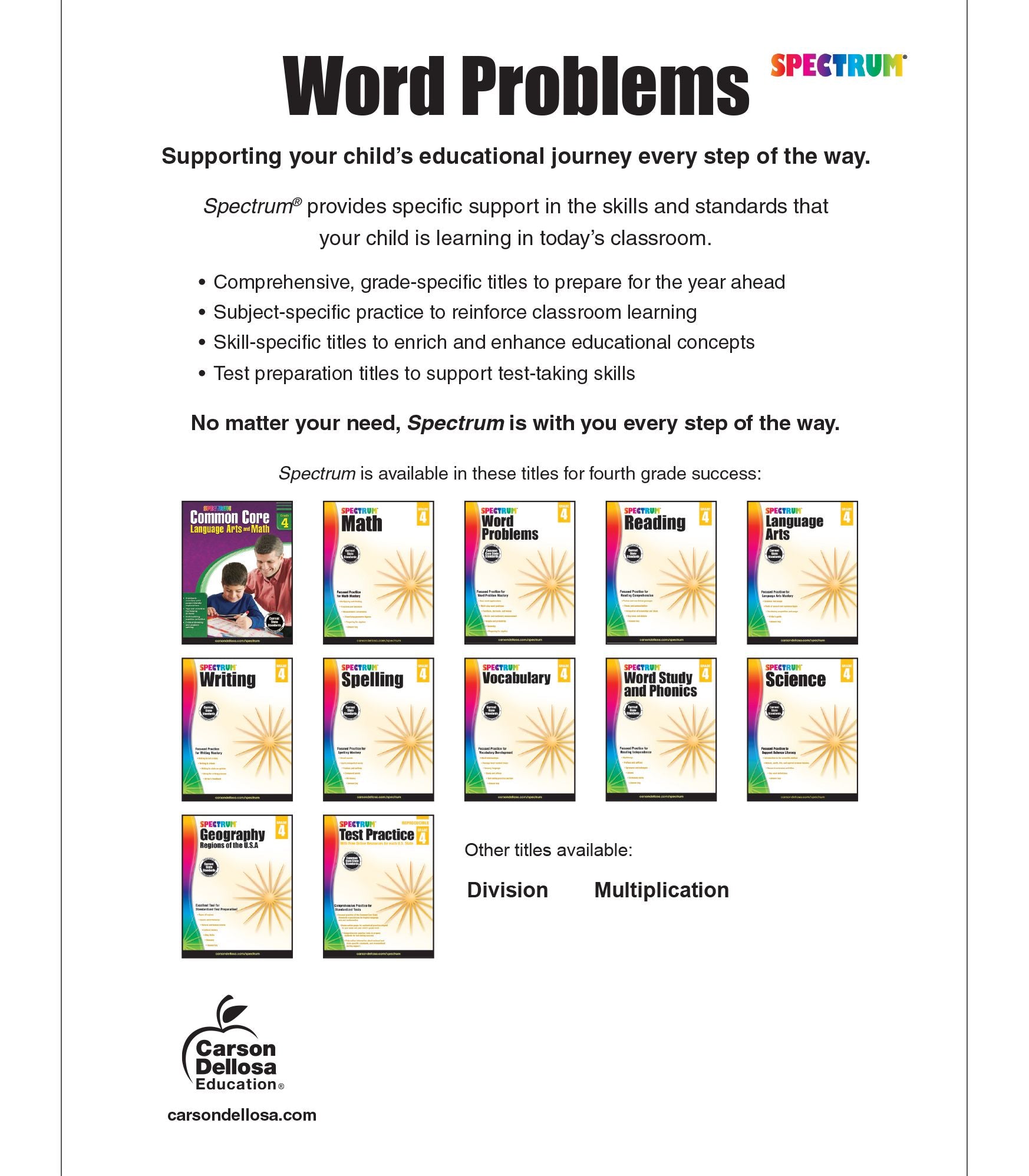 Word Problems, Grade 4