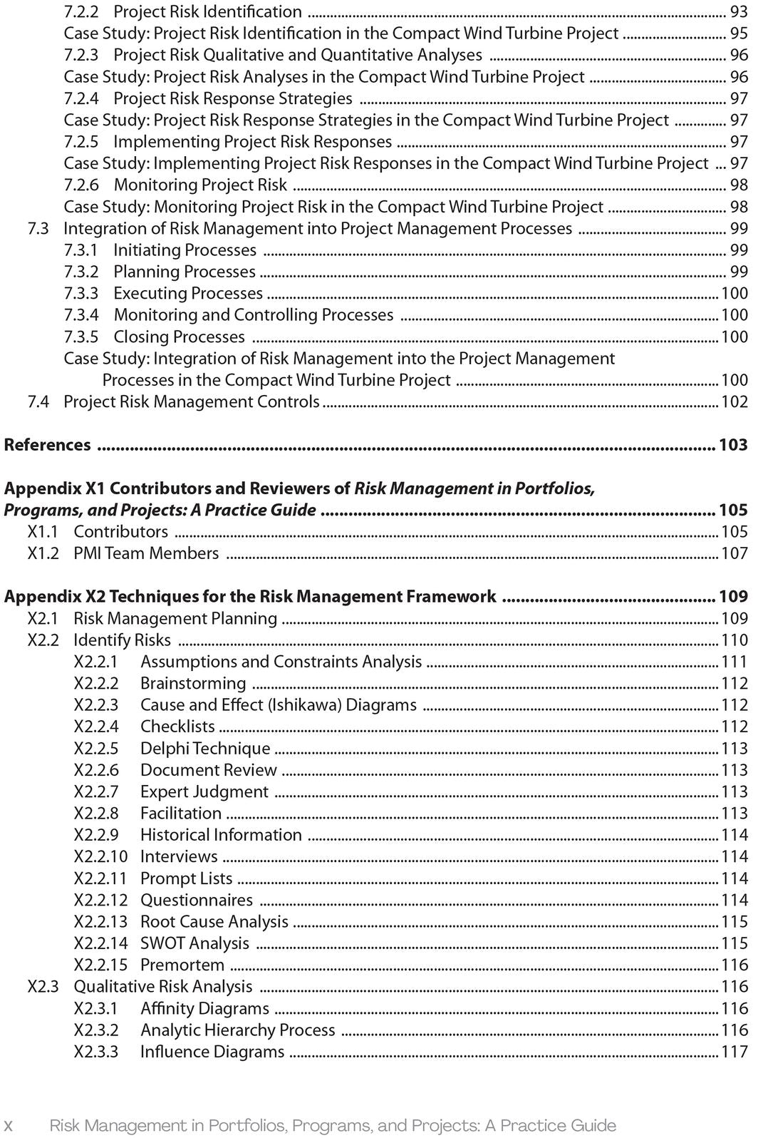 Risk Management in Portfolios, Programs, and Projects: A Practice Guide