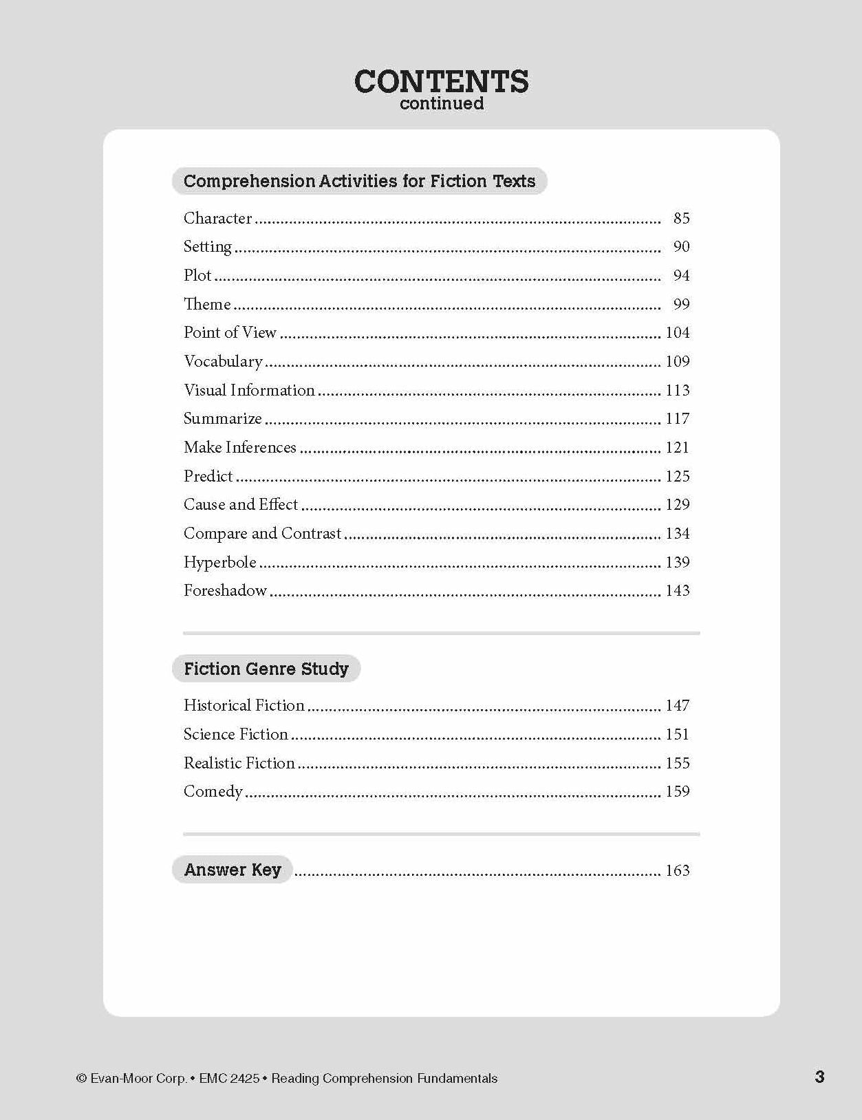 Reading Comprehension Fundamentals, Grade 5 Teacher Resource