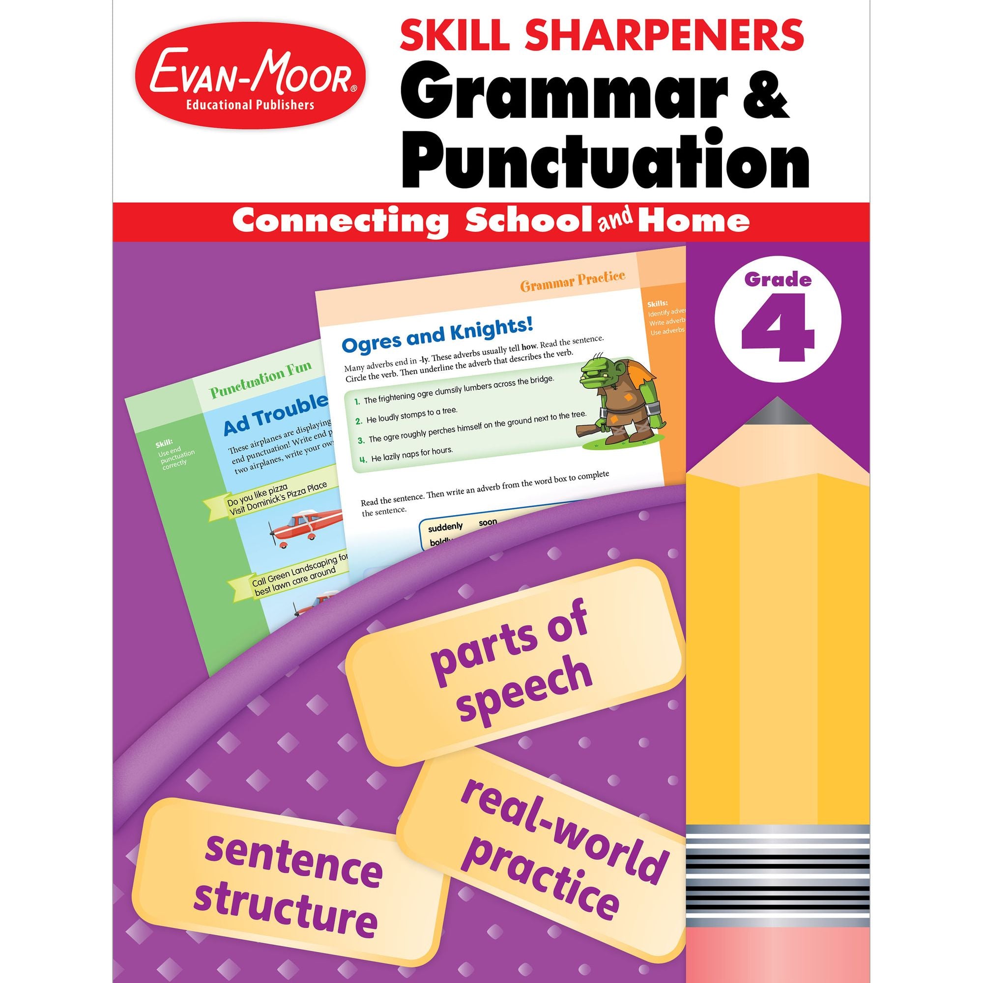 Skill Sharpeners: Grammar & Punctuation, Grade 4 Workbook