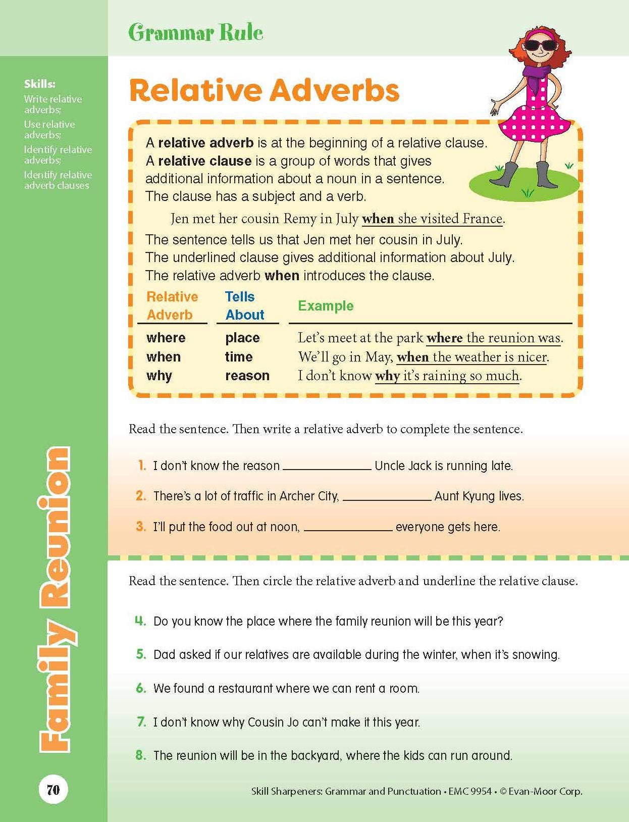 Skill Sharpeners: Grammar & Punctuation, Grade 4 Workbook