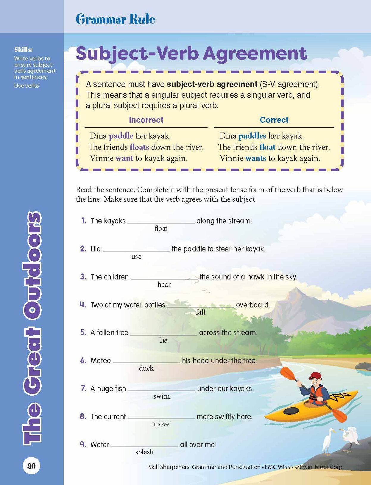 Skill Sharpeners: Grammar & Punctuation, Grade 5 Workbook