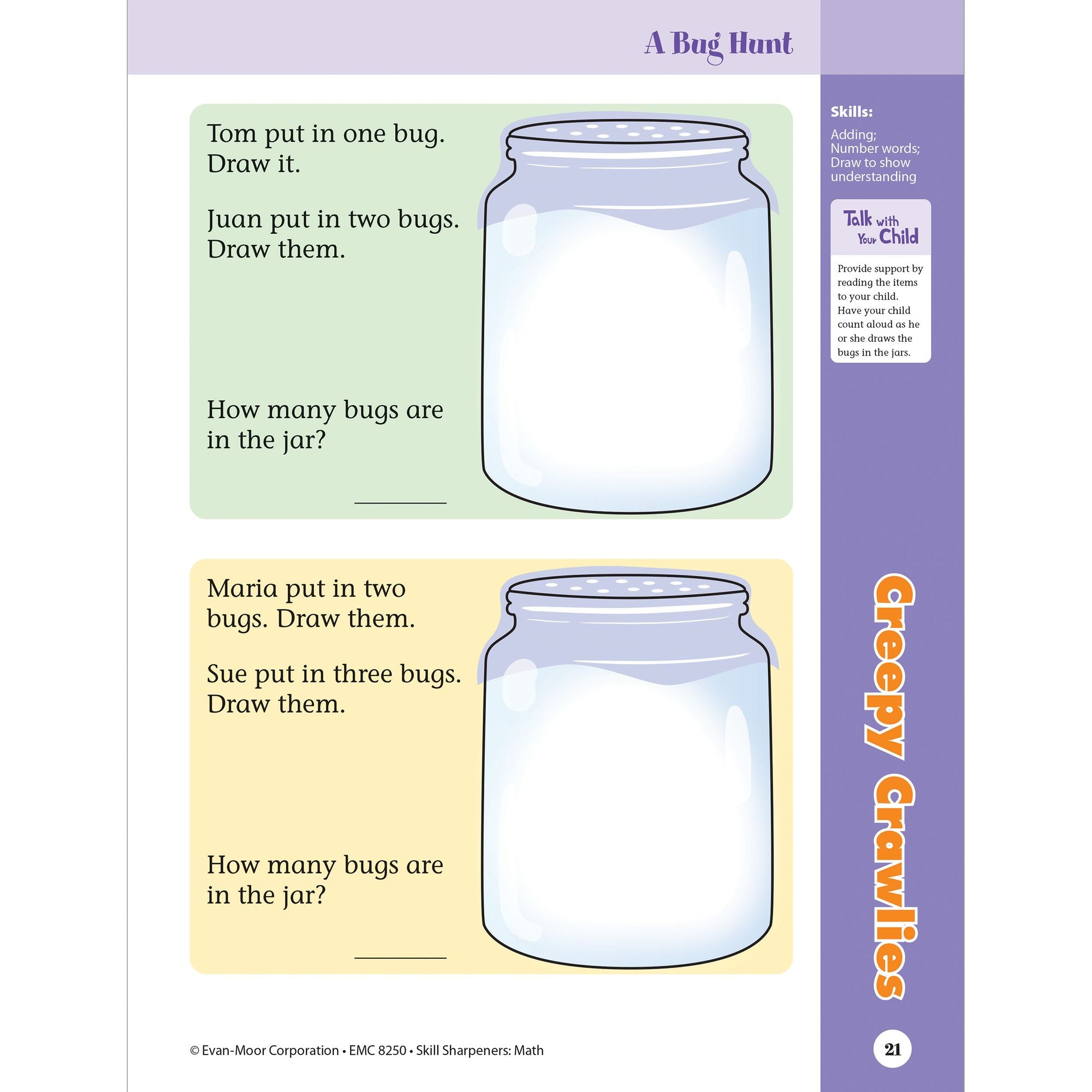 Skill Sharpeners: Math, Grade K