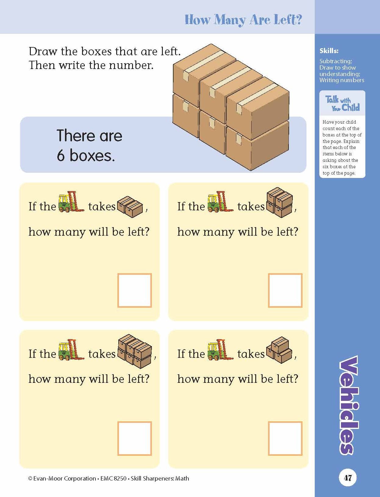 Skill Sharpeners: Math, Grade K