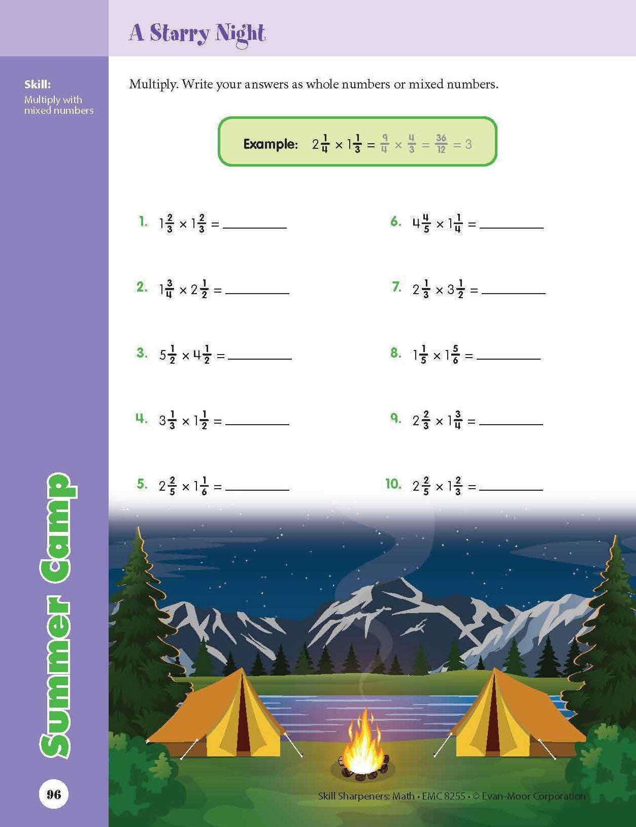 Skill Sharpeners: Math, Grade 5 Workbook