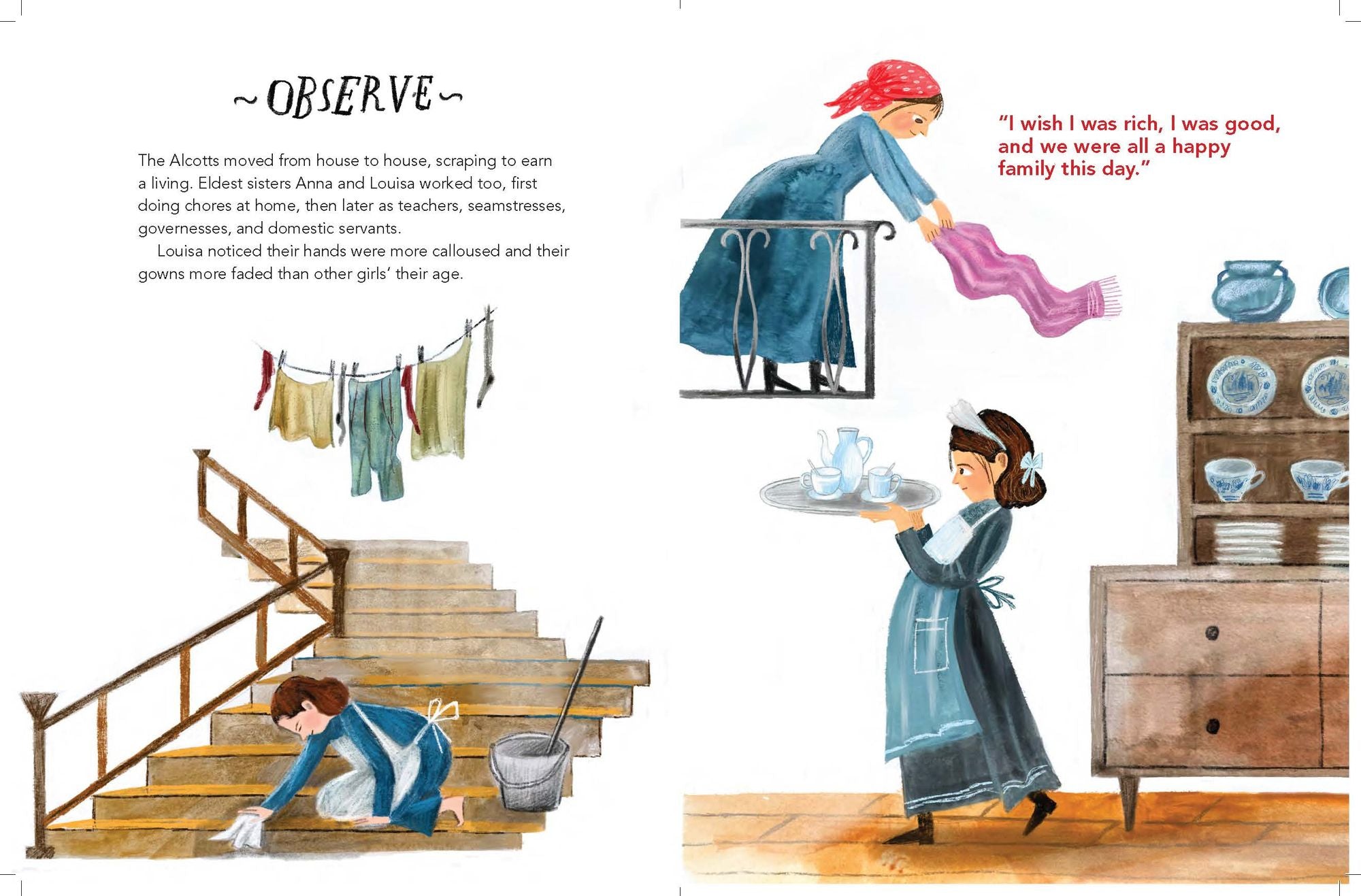 Louisa Learns to Write: Louisa May Alcott Creates Little Women