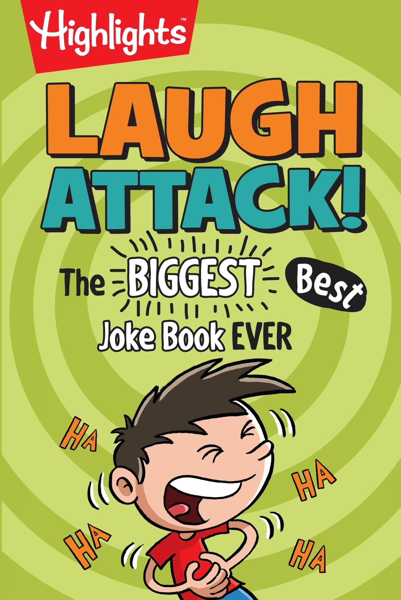Laugh Attack!: Over 1,000 Jokes for Kids, Must-Have Kids Joke Book with Knock-Knocks, Riddles, Tongue Twisters and Cartoons