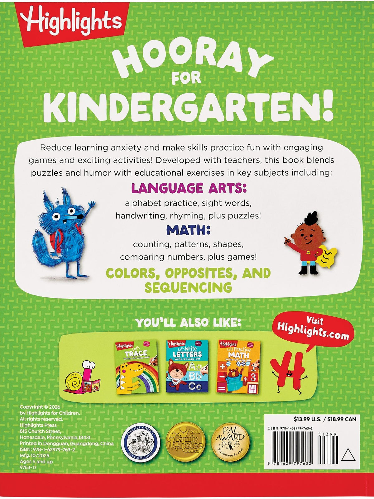 Kindergarten Big Fun Workbook: Prep Workbook with Kindergarten Learning Activities Featuring Tracing Worksheets, Alphabet Practice, Math Activities and Puzzles