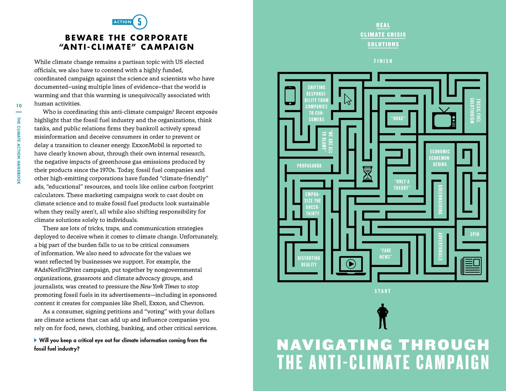 The Climate Action Handbook: A Visual Guide to 100 Climate Solutions for Everyone