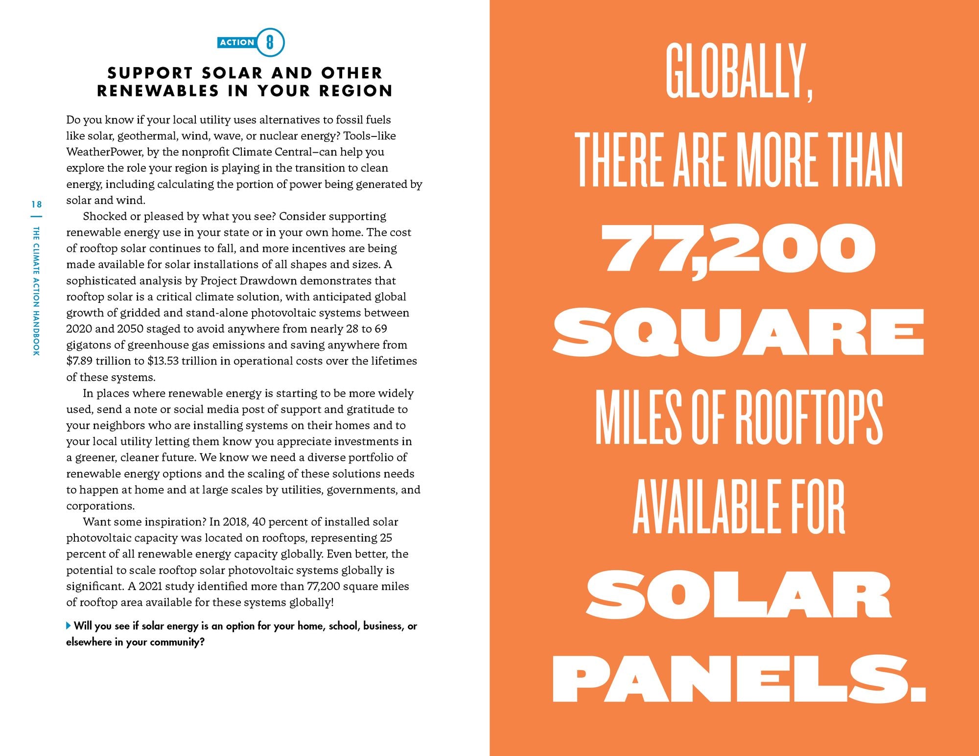 The Climate Action Handbook: A Visual Guide to 100 Climate Solutions for Everyone