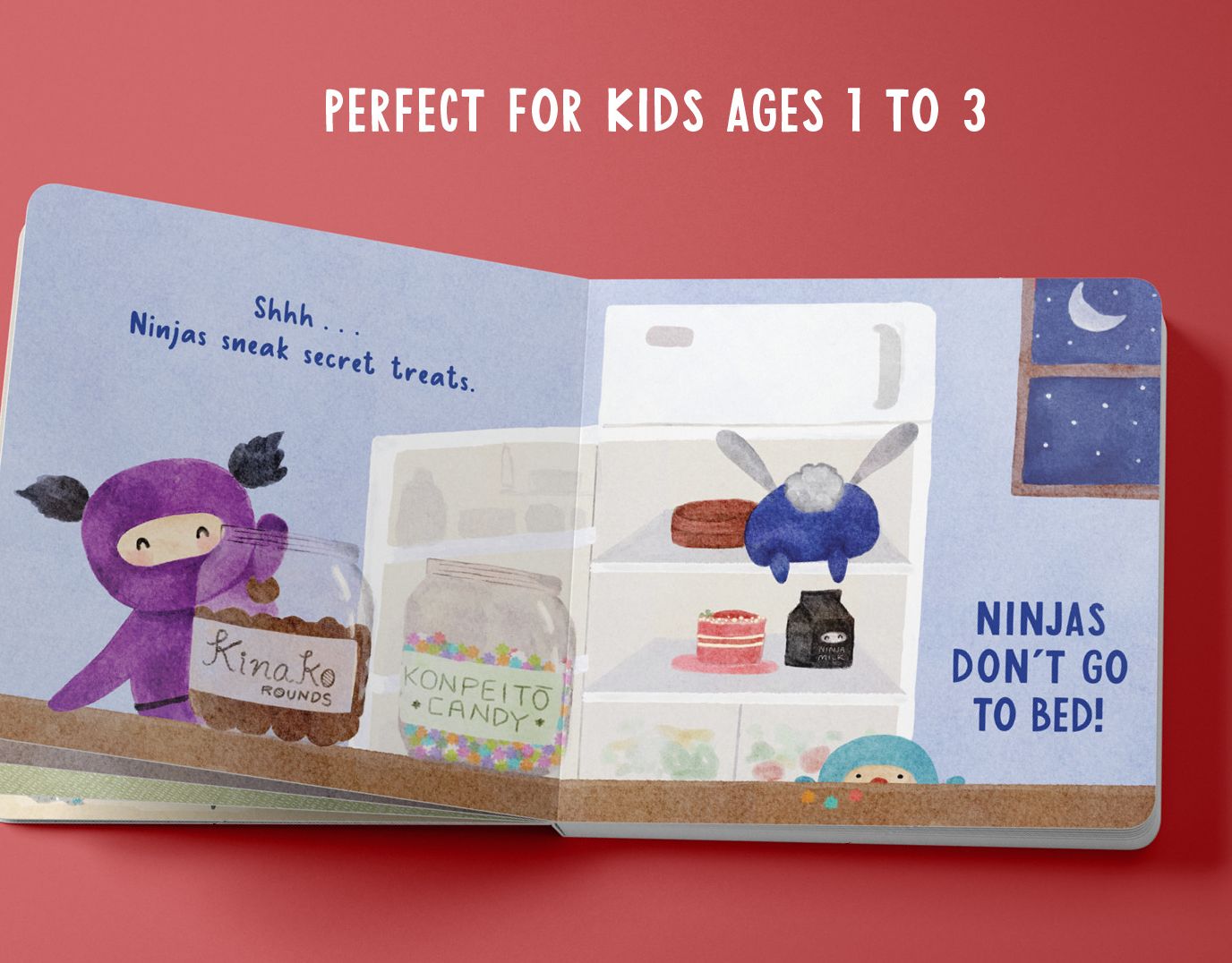 Good Night, Ninjas: A Bedtime Book for Toddlers 1-3