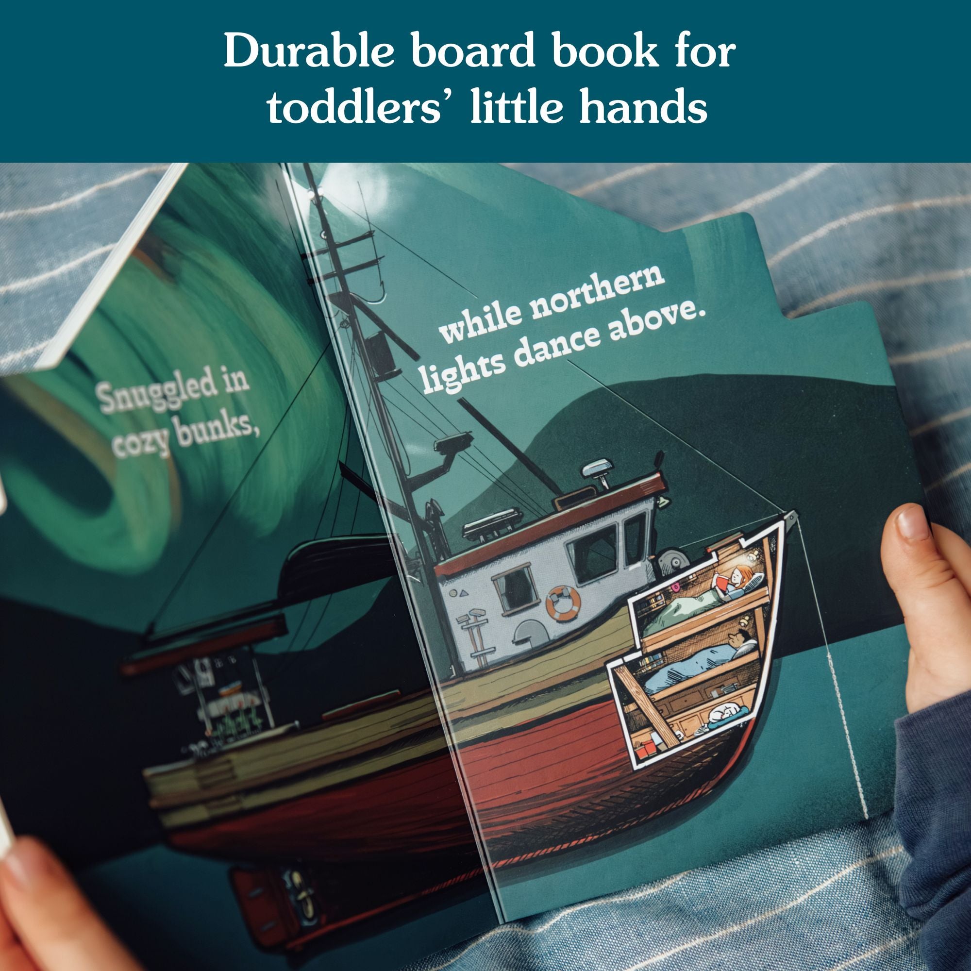 Working Boats: Salmon Troller: A Boat-Shaped Look-Inside Board Book for Toddlers