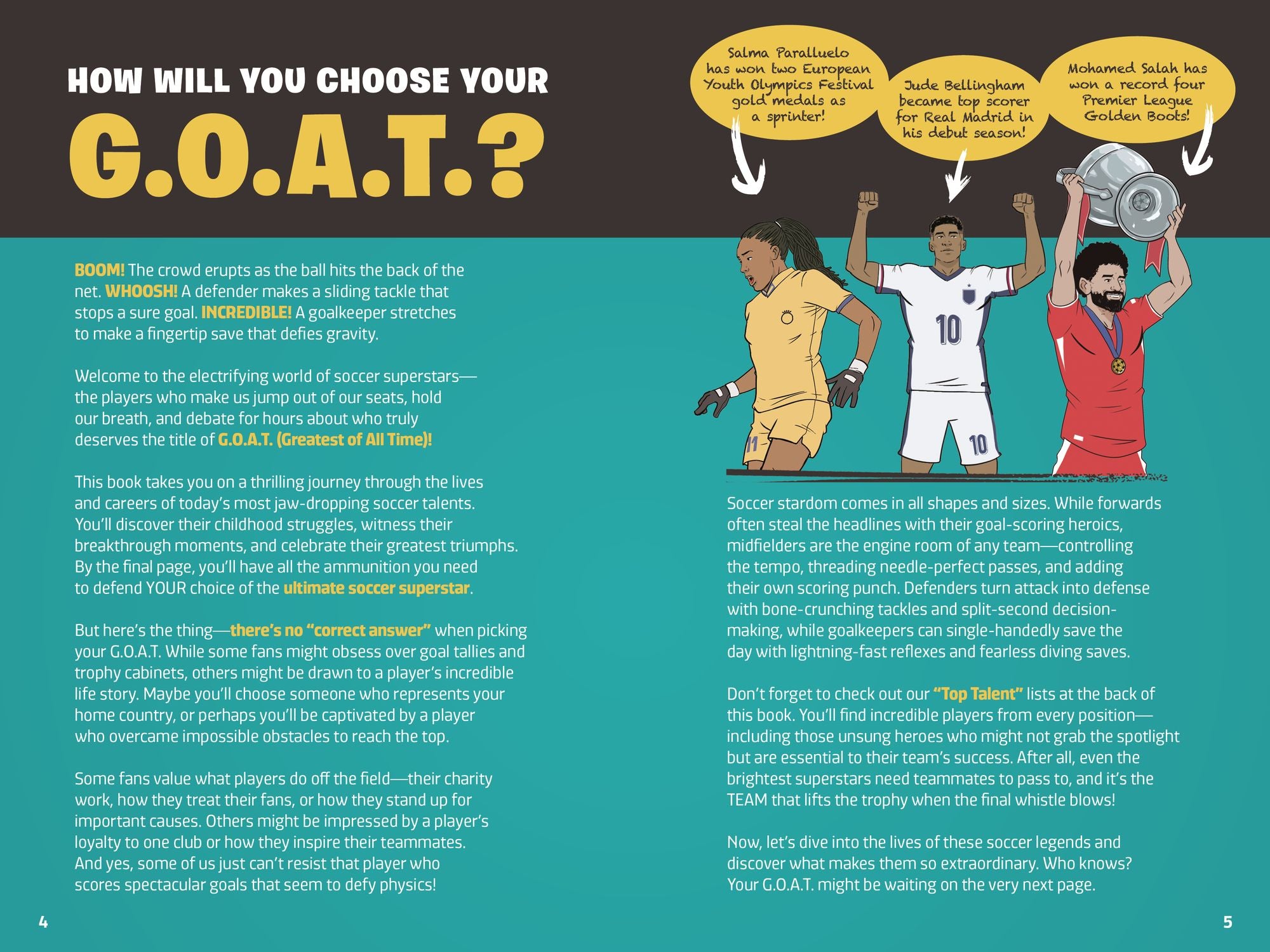 The Greatest Soccer Player of All Time: Thrilling Profiles of 12 Iconic Athletes Who Is Your GOAT?