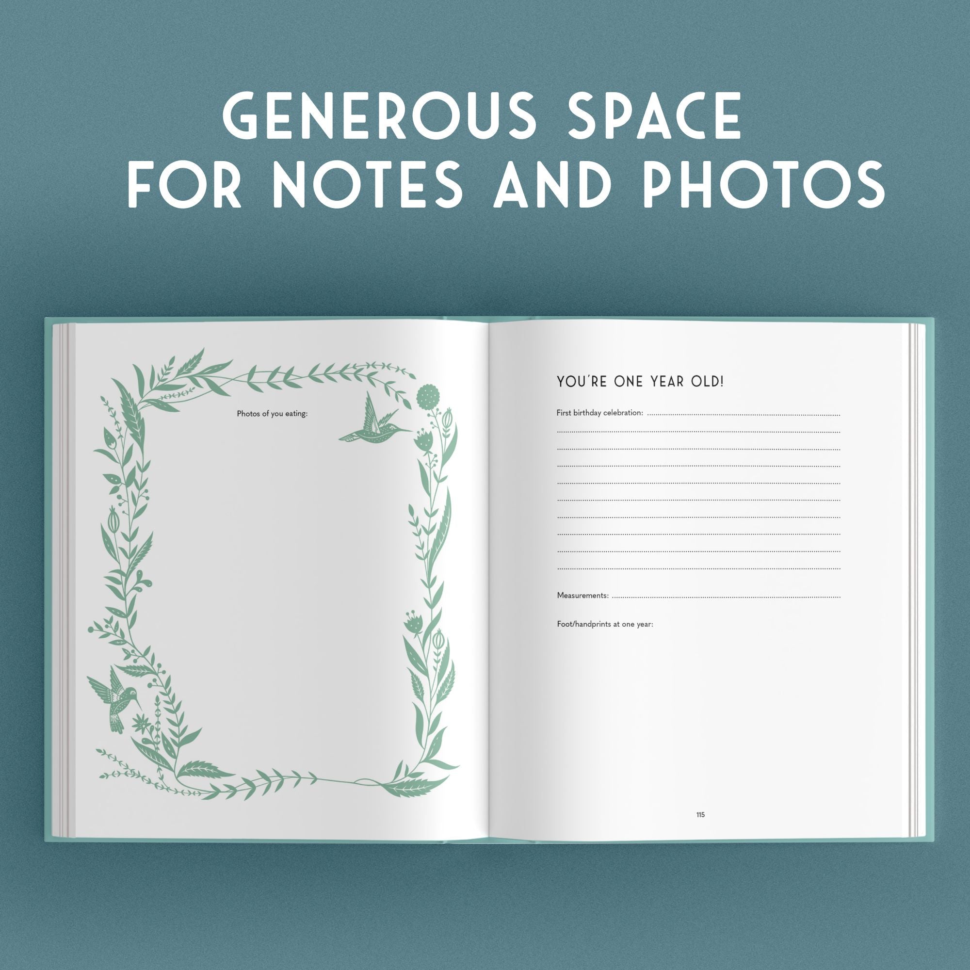 My Baby's Book: A Keepsake Journal for New Moms and Dads to Preserve Memories, Moments & Milestones