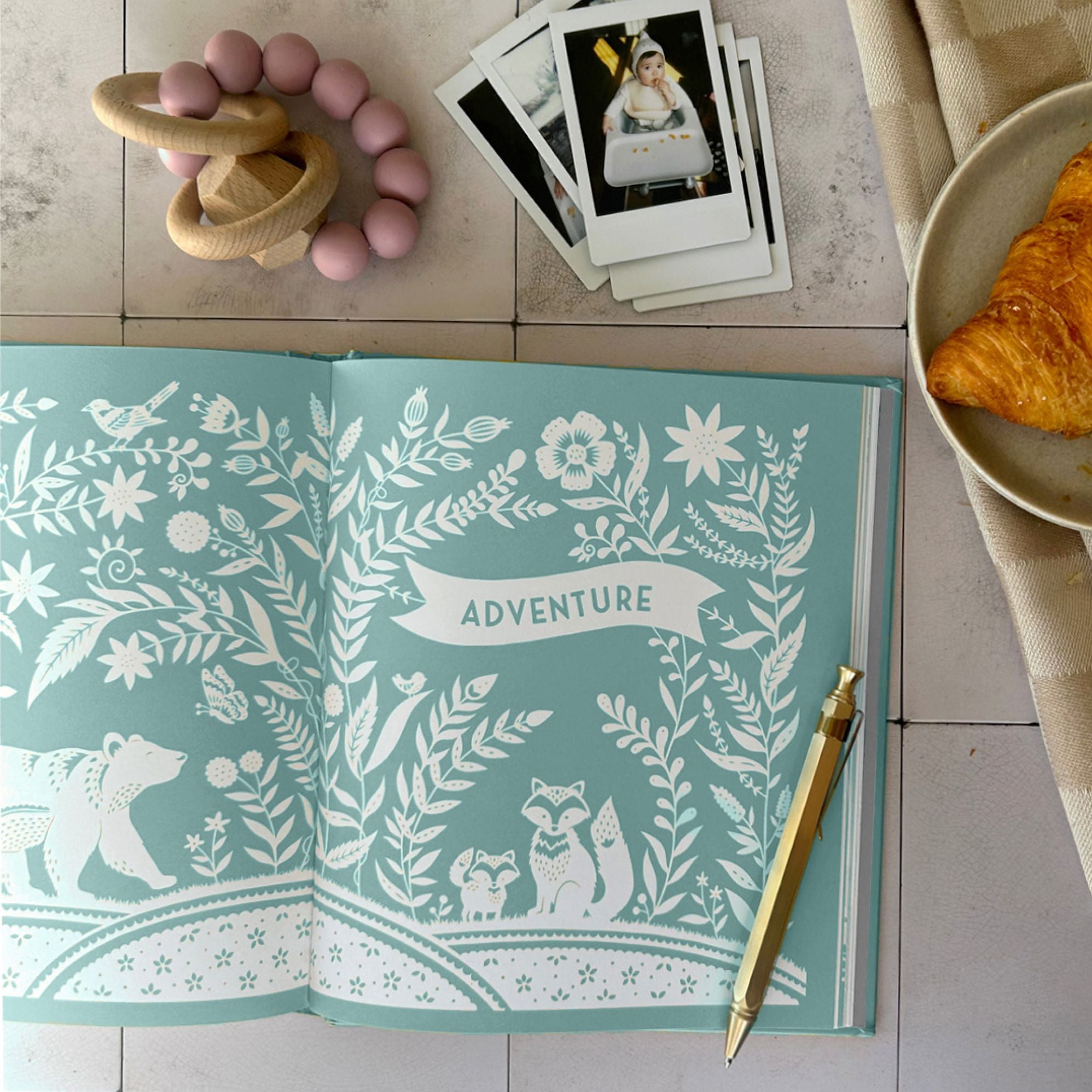 My Baby's Book: A Keepsake Journal for New Moms and Dads to Preserve Memories, Moments & Milestones
