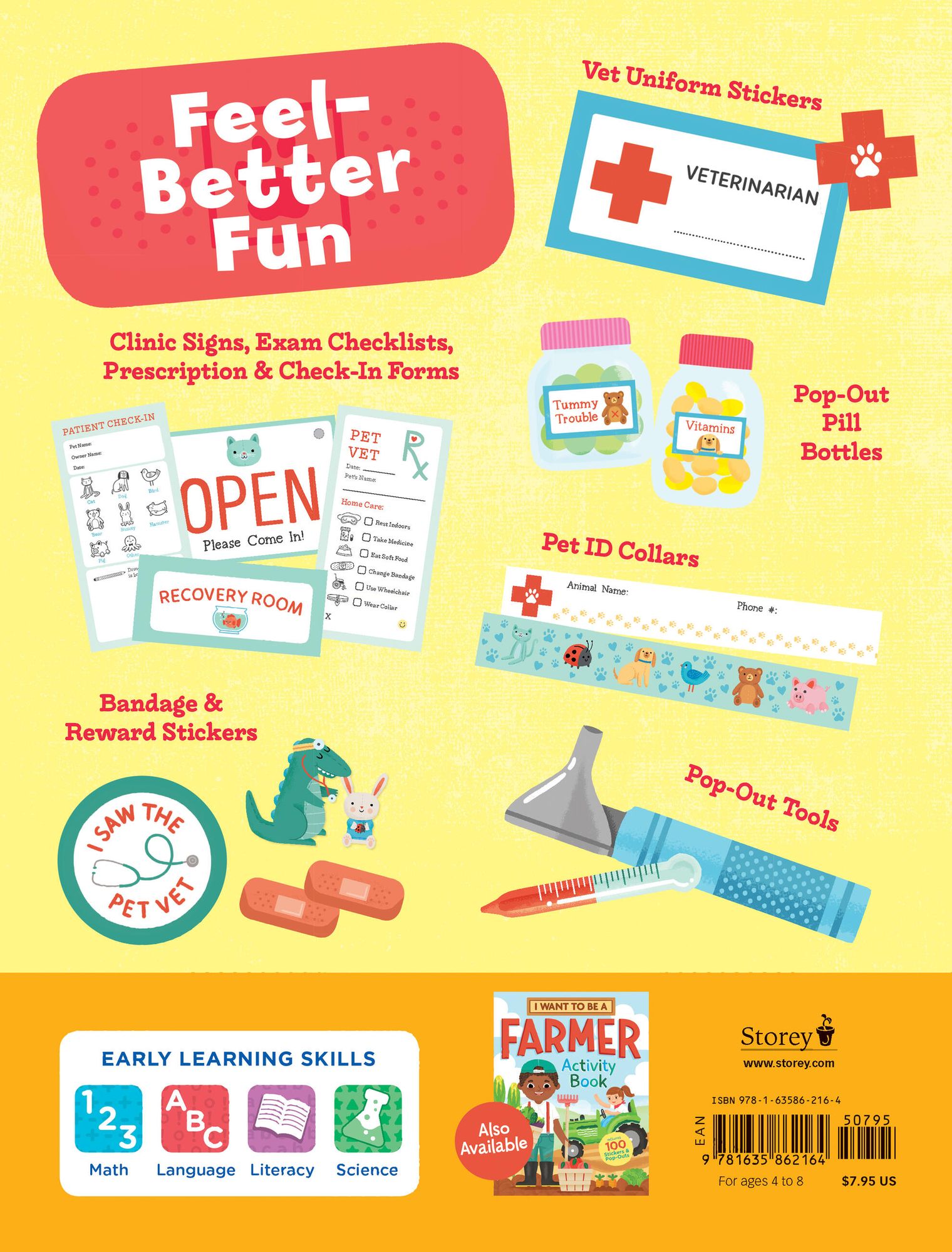 I Want to Be a Vet Activity Book: 100 Stickers & Pop-Outs