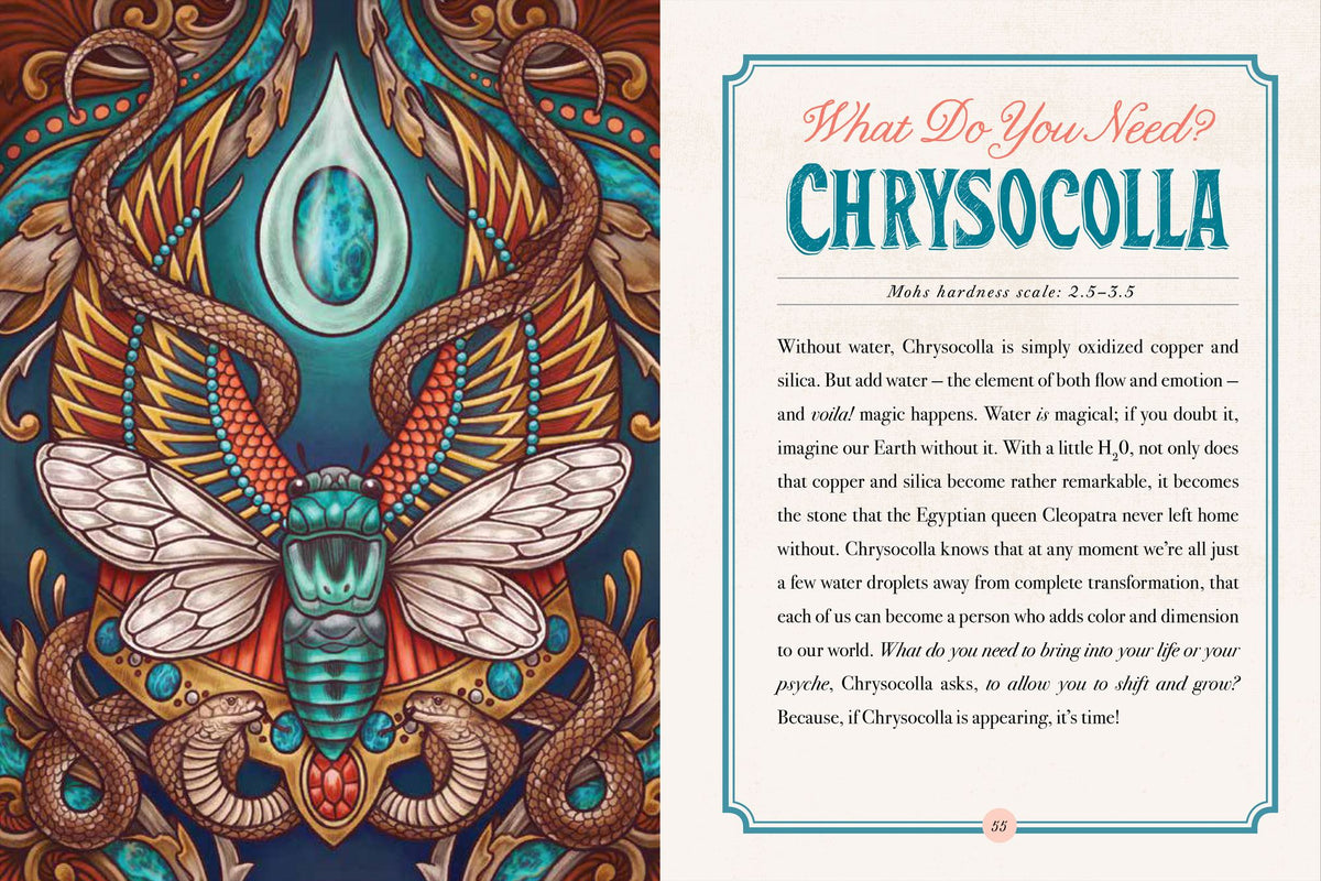 The Illustrated Crystallary: Guidance and Rituals from 36 Magical Gems & Minerals
