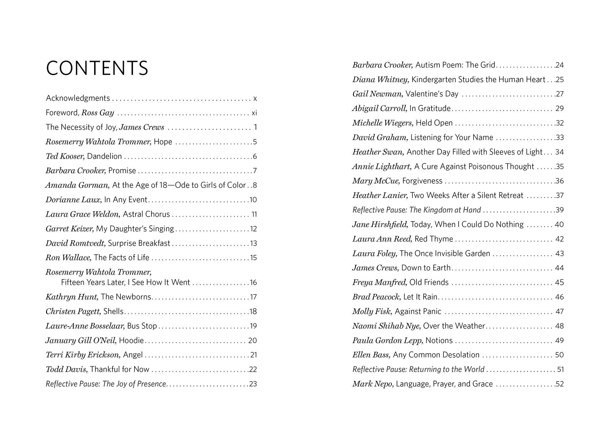 How to Love the World: Poems of Gratitude and Hope