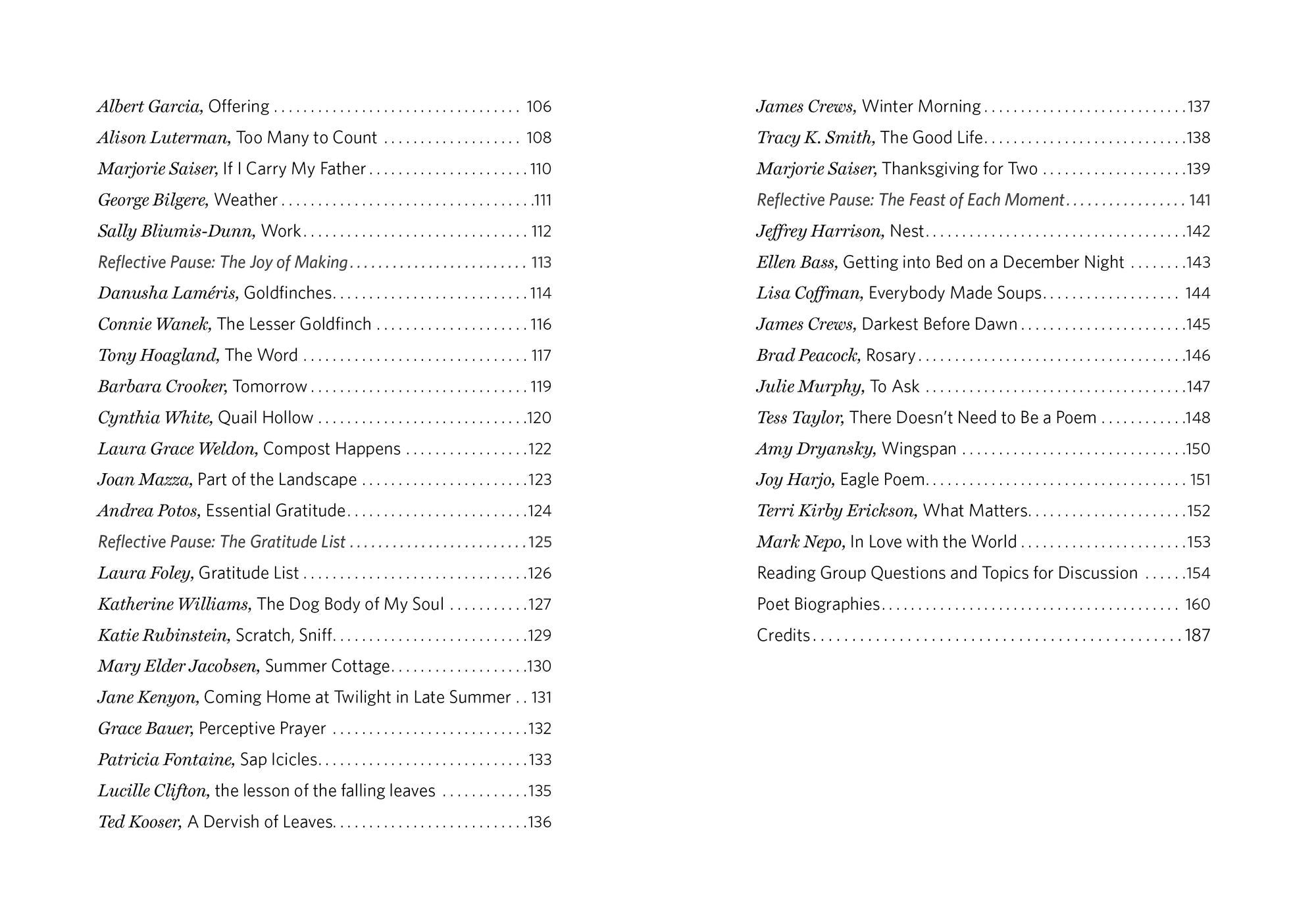 How to Love the World: Poems of Gratitude and Hope