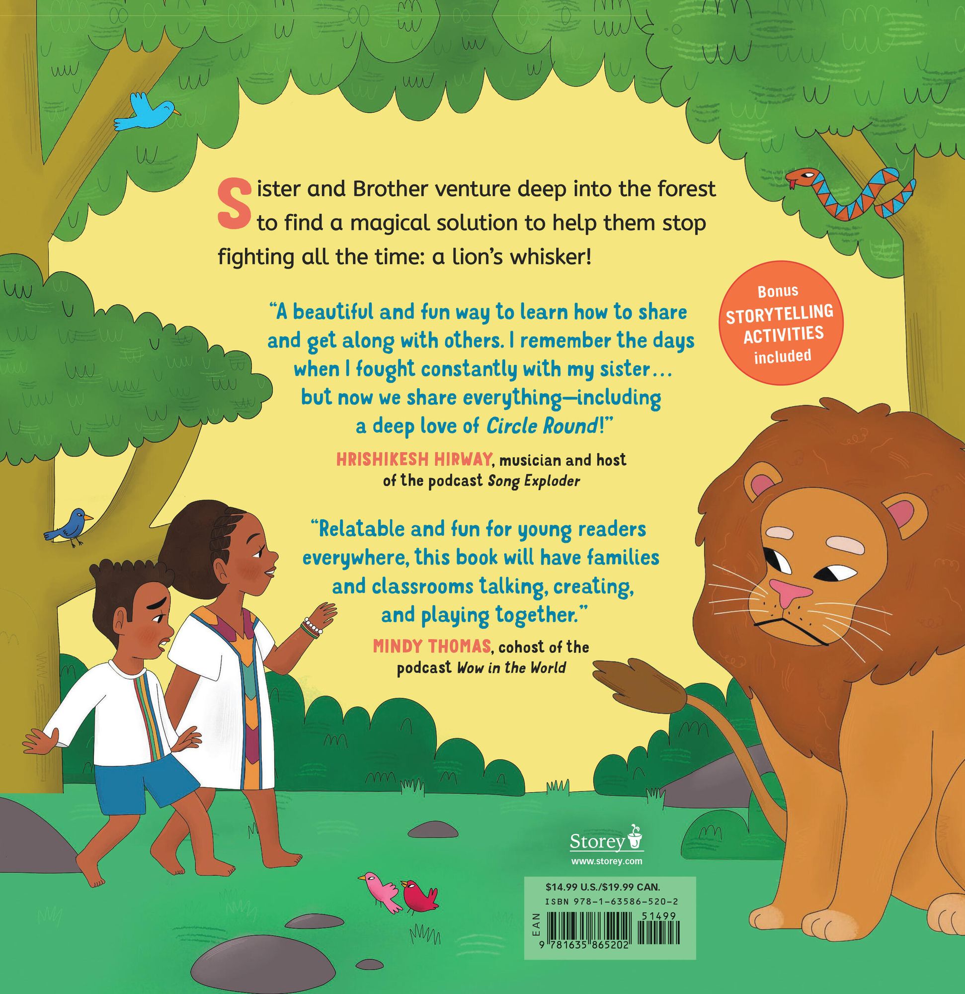The Lion's Whisker: Sister and Brother Take On a Challenge Together; A Circle Round Book