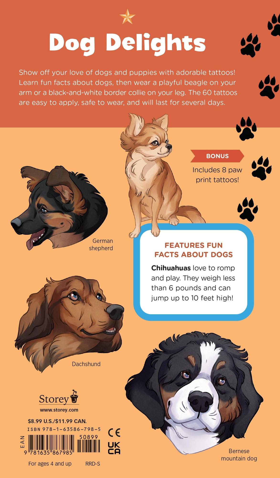 Furry, Friendly Tattoo Dogs & Puppies: 60 Temporary Tattoos That Teach