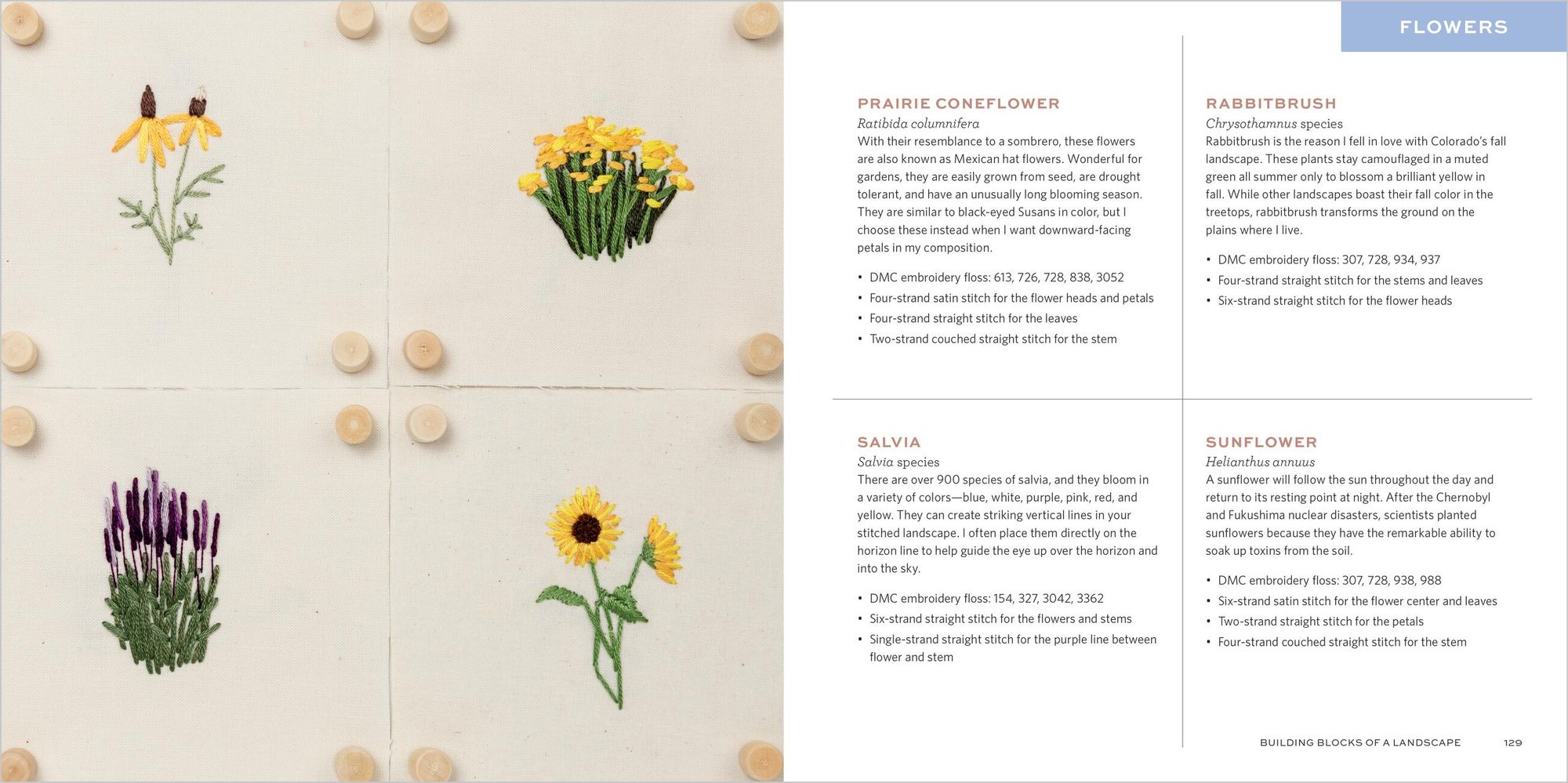 The Stitched Landscape: An Embroidery Field Guide to the Textures, Colors, and Lines of the Natural World