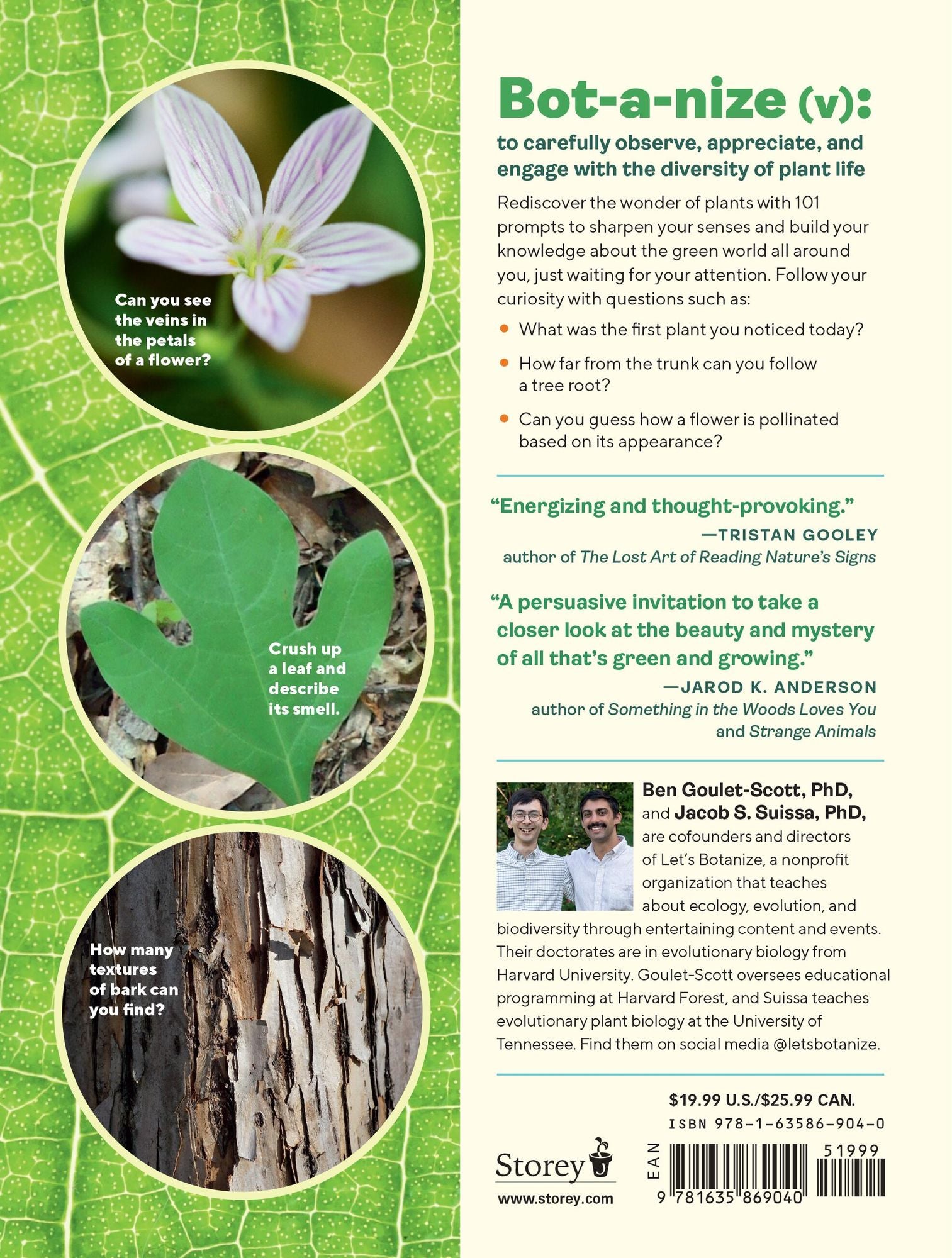 Let's Botanize: 101 Ways to Connect with Plants