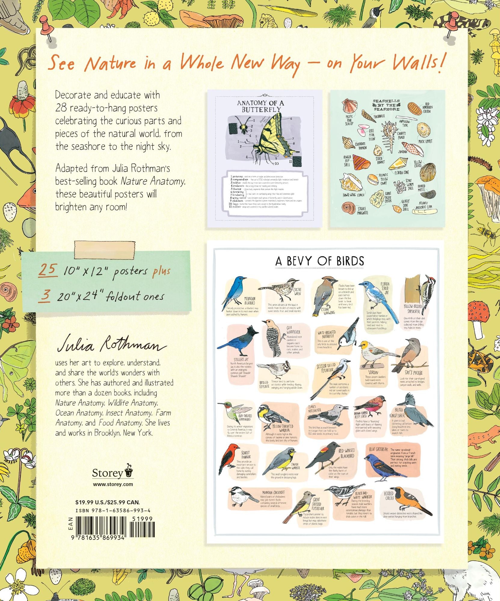 Nature Anatomy Posters: 28 Pull-Out Prints That Celebrate the Wonders of the Natural World