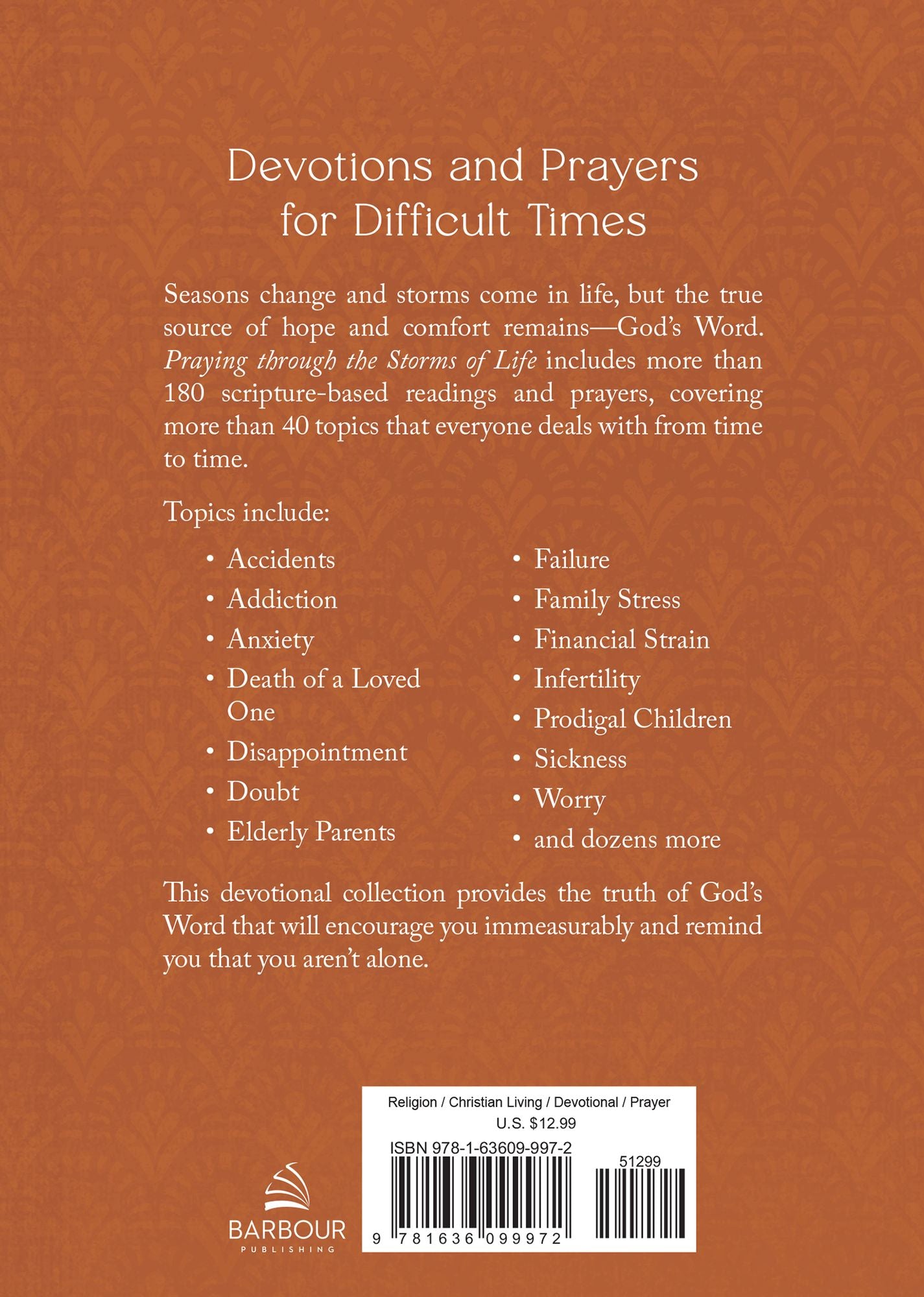 Praying through the Storms of Life: Devotions and Prayers for Difficult Times