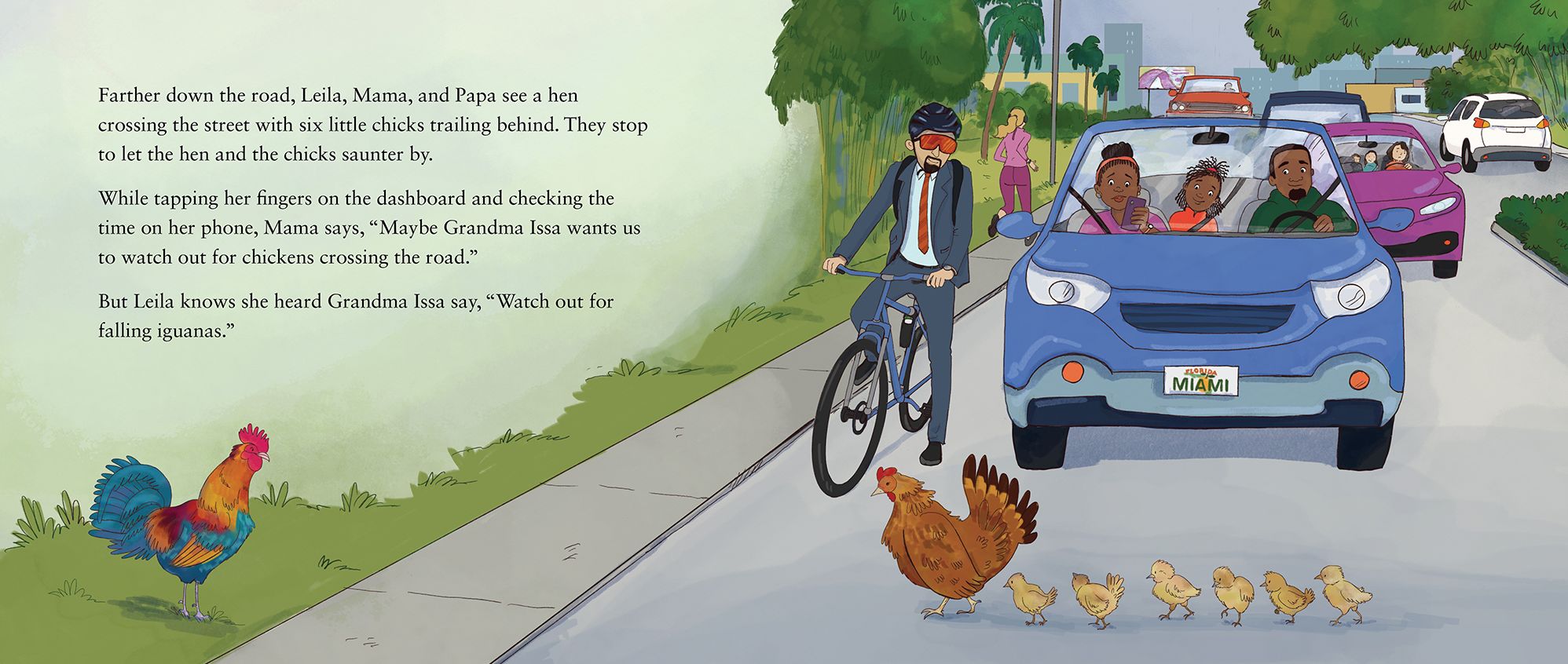 Watch Out for Falling Iguanas: A Children's Picture Book