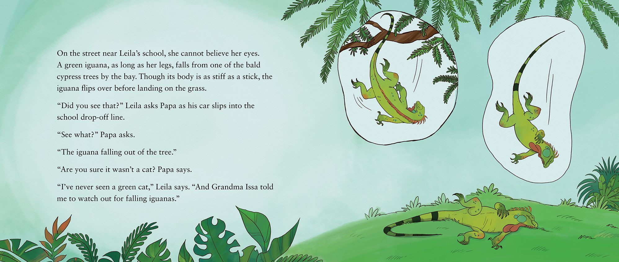Watch Out for Falling Iguanas: A Children's Picture Book